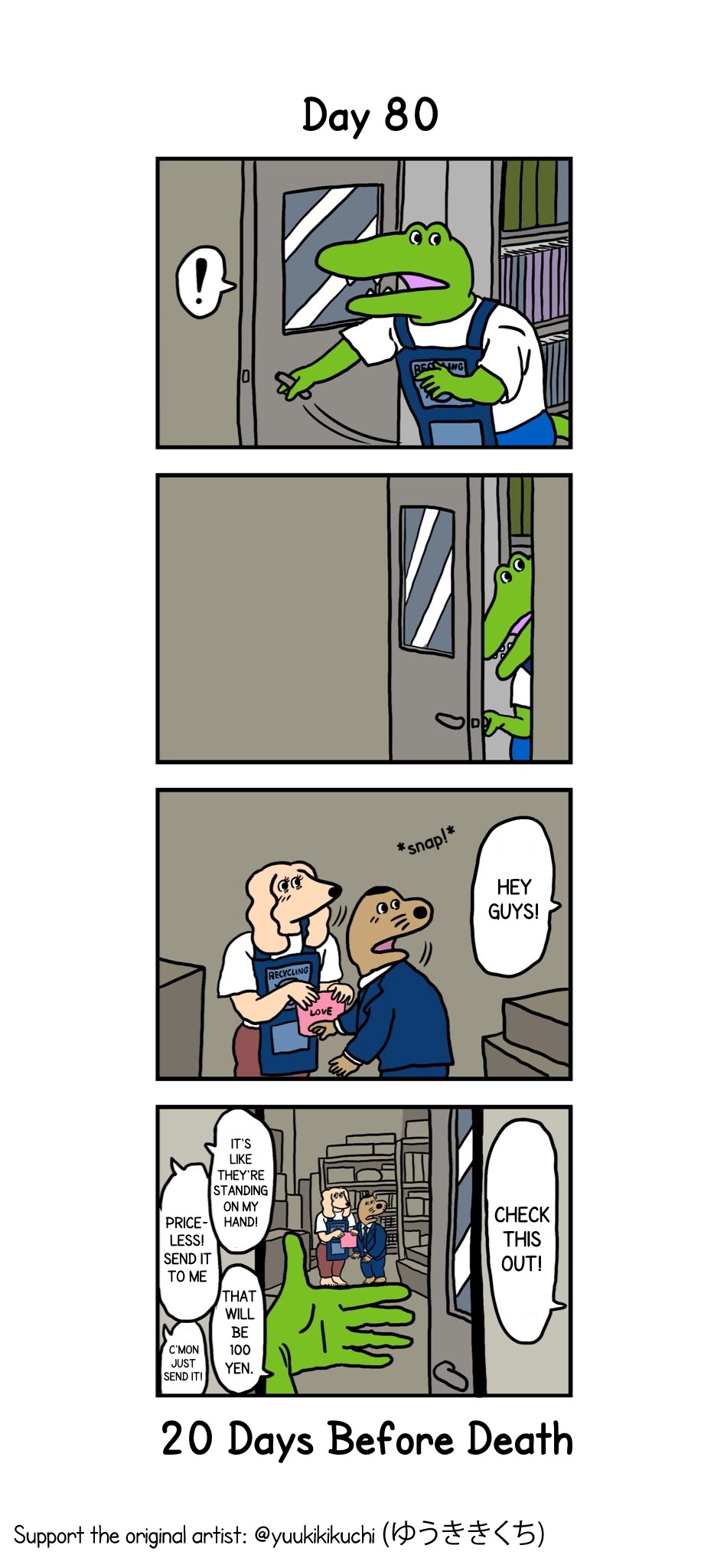 This Croc Will Die In 100 Days Chapter 80 page 1 - Chapter 80: Day 80