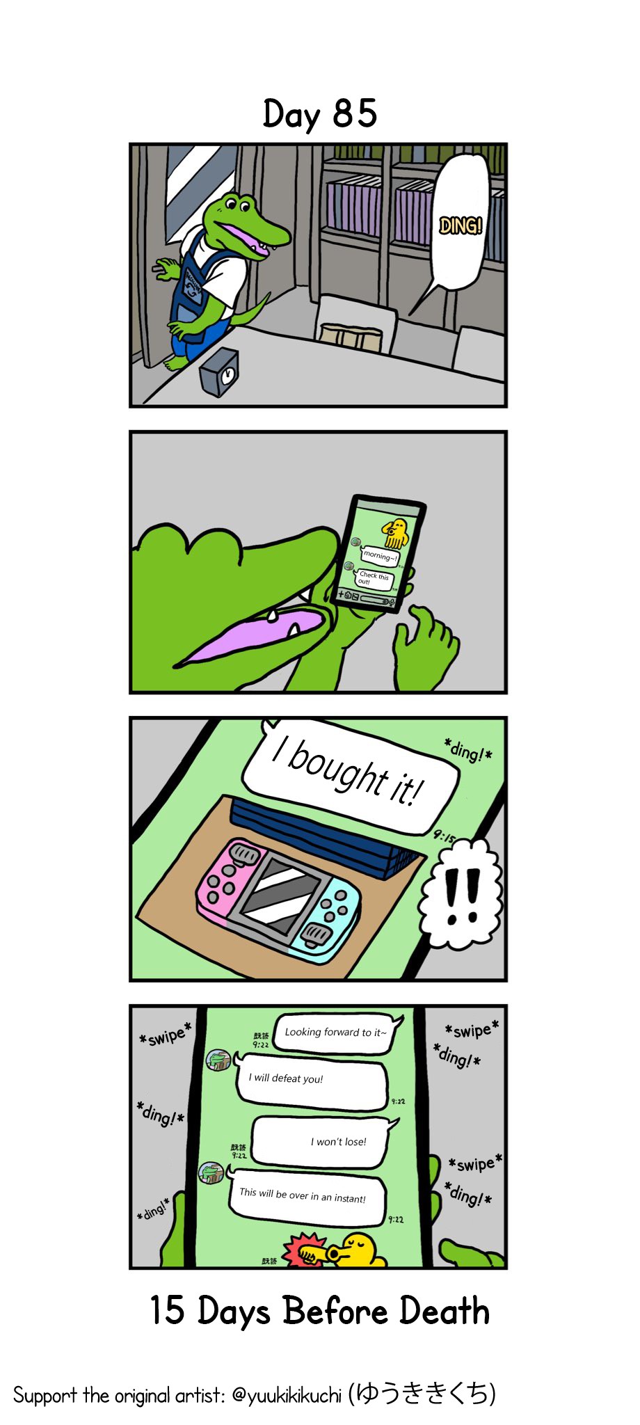 This Croc Will Die In 100 Days Chapter 85 page 1 - Chapter 85: Day 85