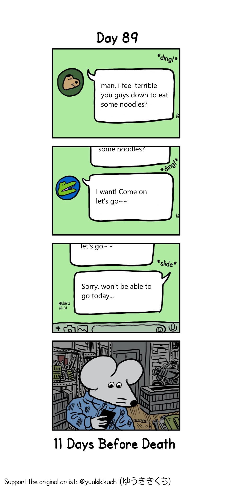 This Croc Will Die In 100 Days Chapter 89 page 1 - Chapter 89: Day 89
