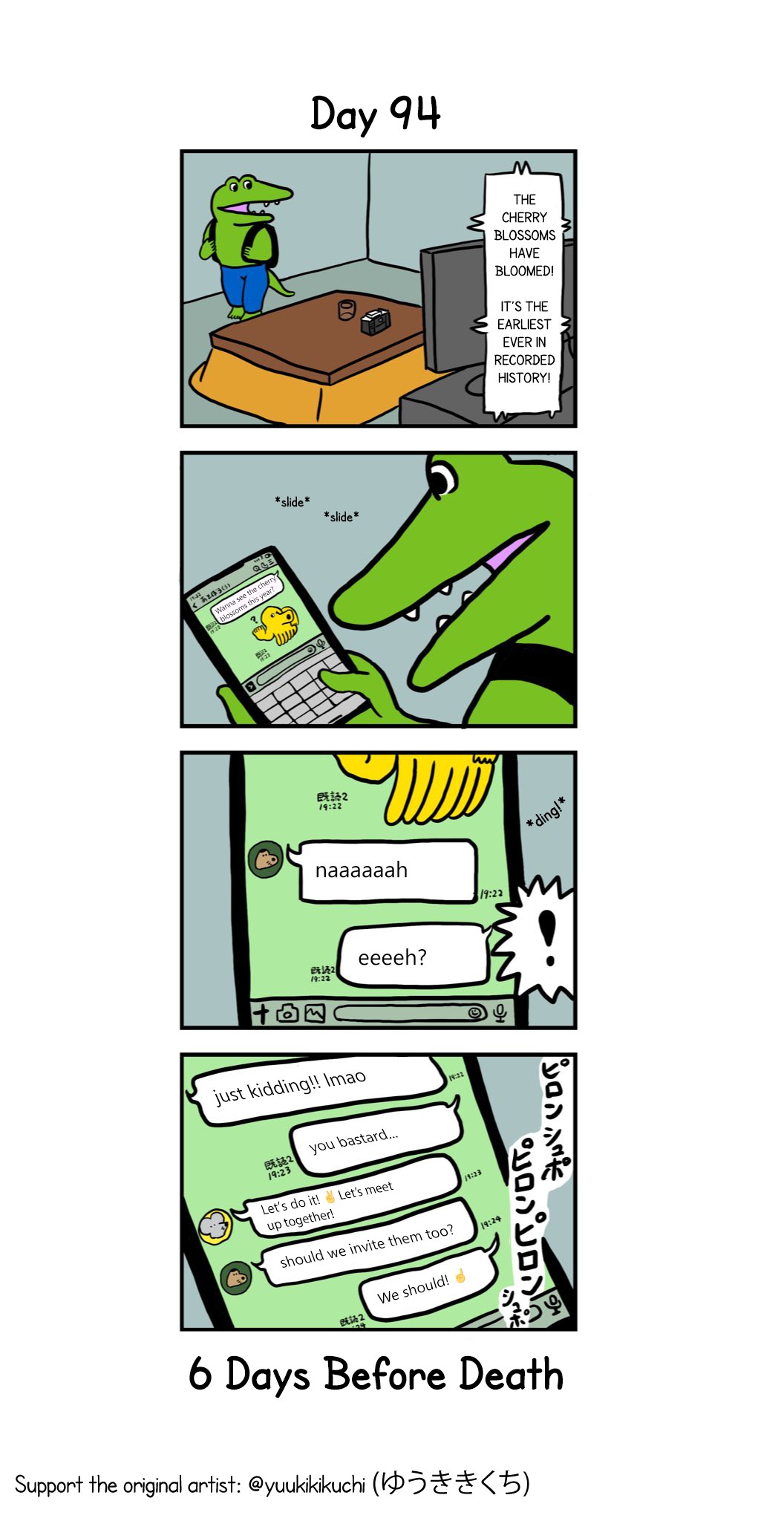 This Croc Will Die In 100 Days Chapter 94 page 1 - Chapter 94: Day 94