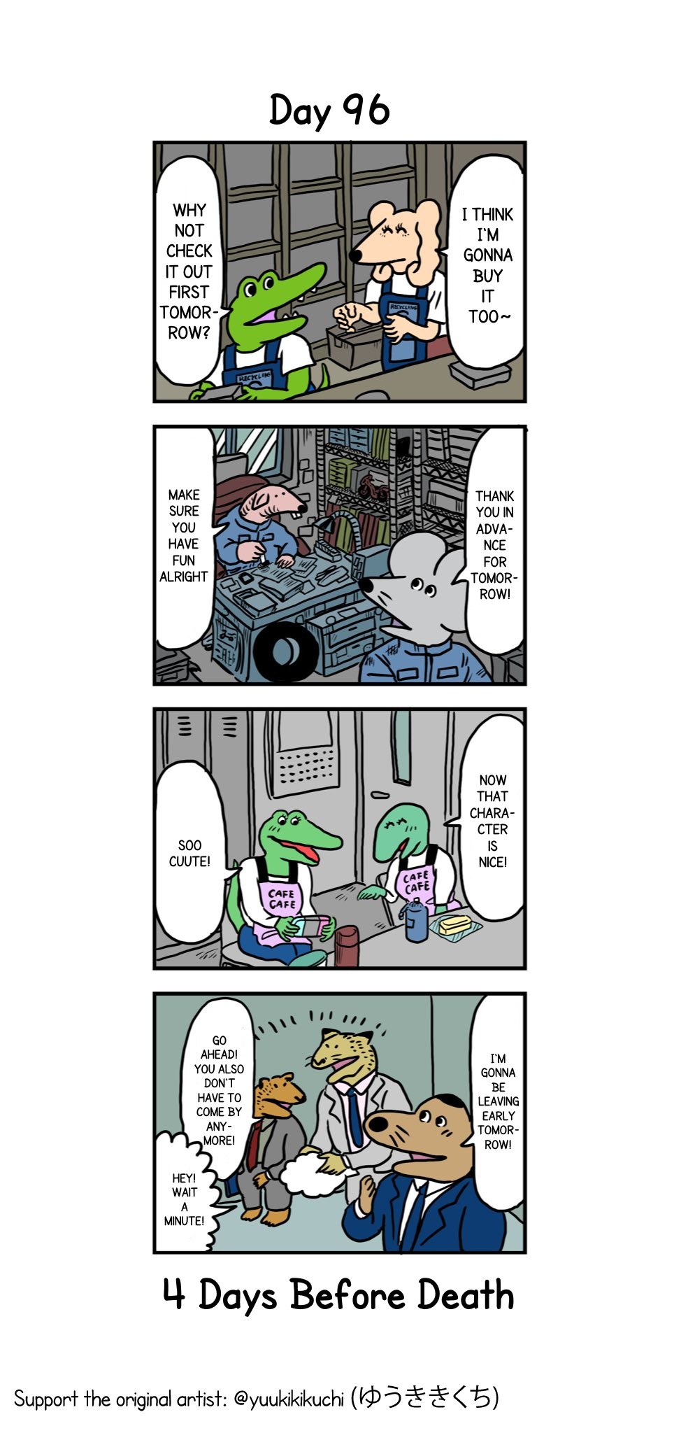 This Croc Will Die In 100 Days Chapter 96 page 1 - Chapter 96: Day 96