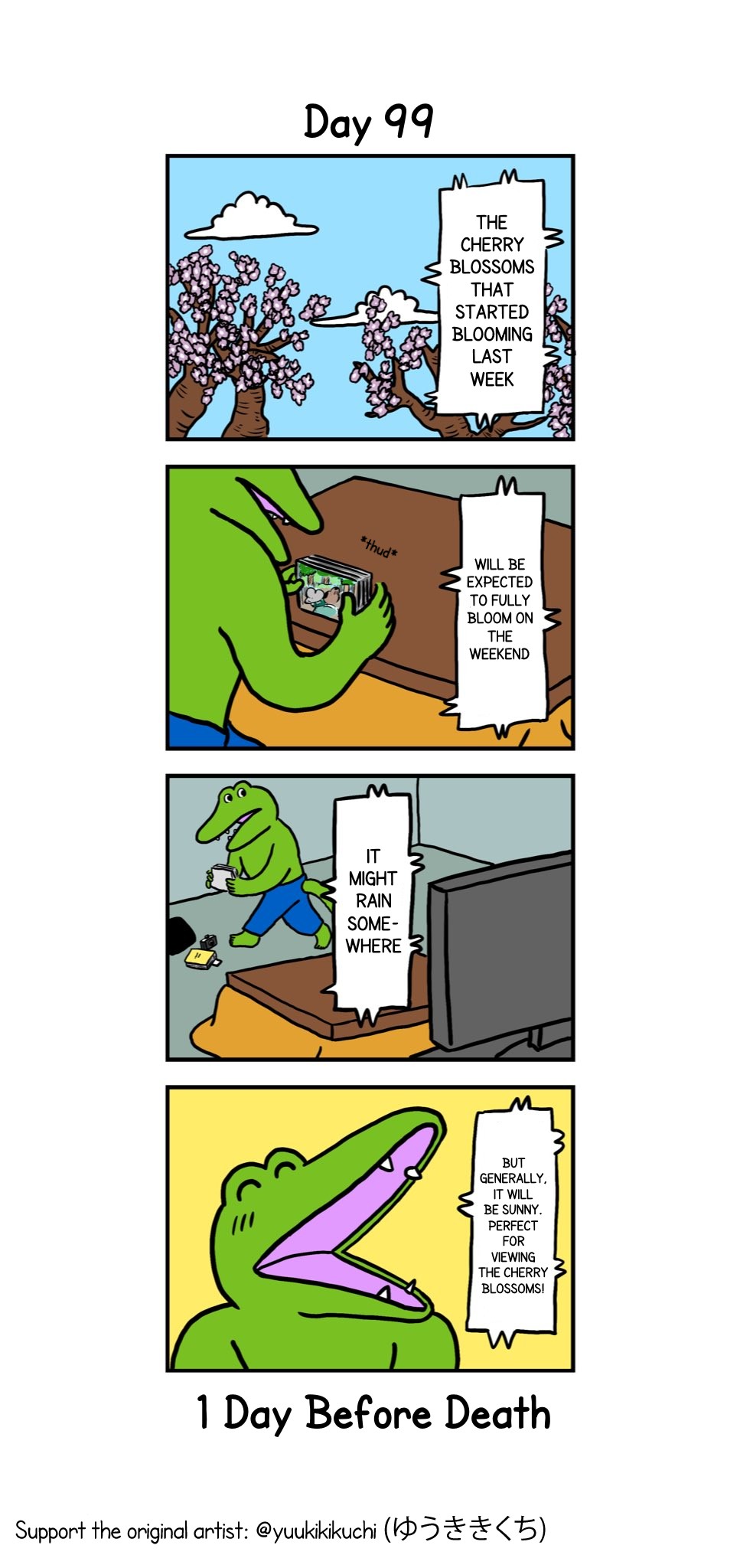 This Croc Will Die In 100 Days Chapter 99 page 1 - Chapter 99: Day 99