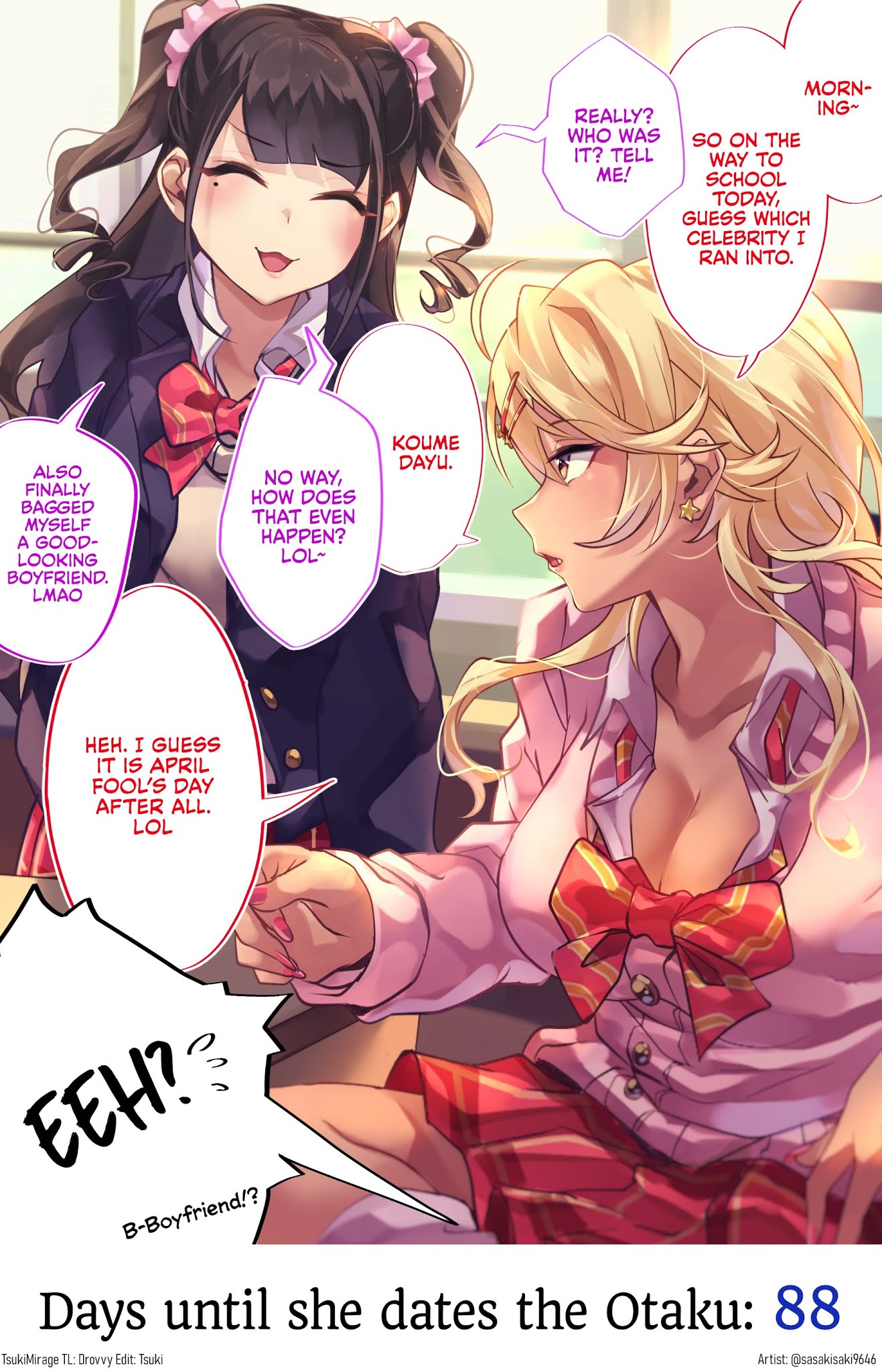 This Gyaru Will Date the Otaku in 100 Days Chapter 12 page 1 - Chapter 12: Day 12
