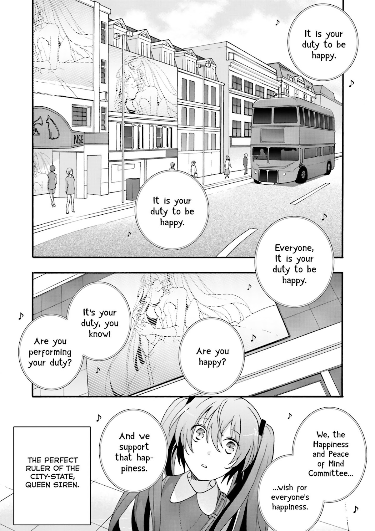 This is the Happiness and Peace of Mind Committee. Chapter 5 page 13 - Chapter 5
