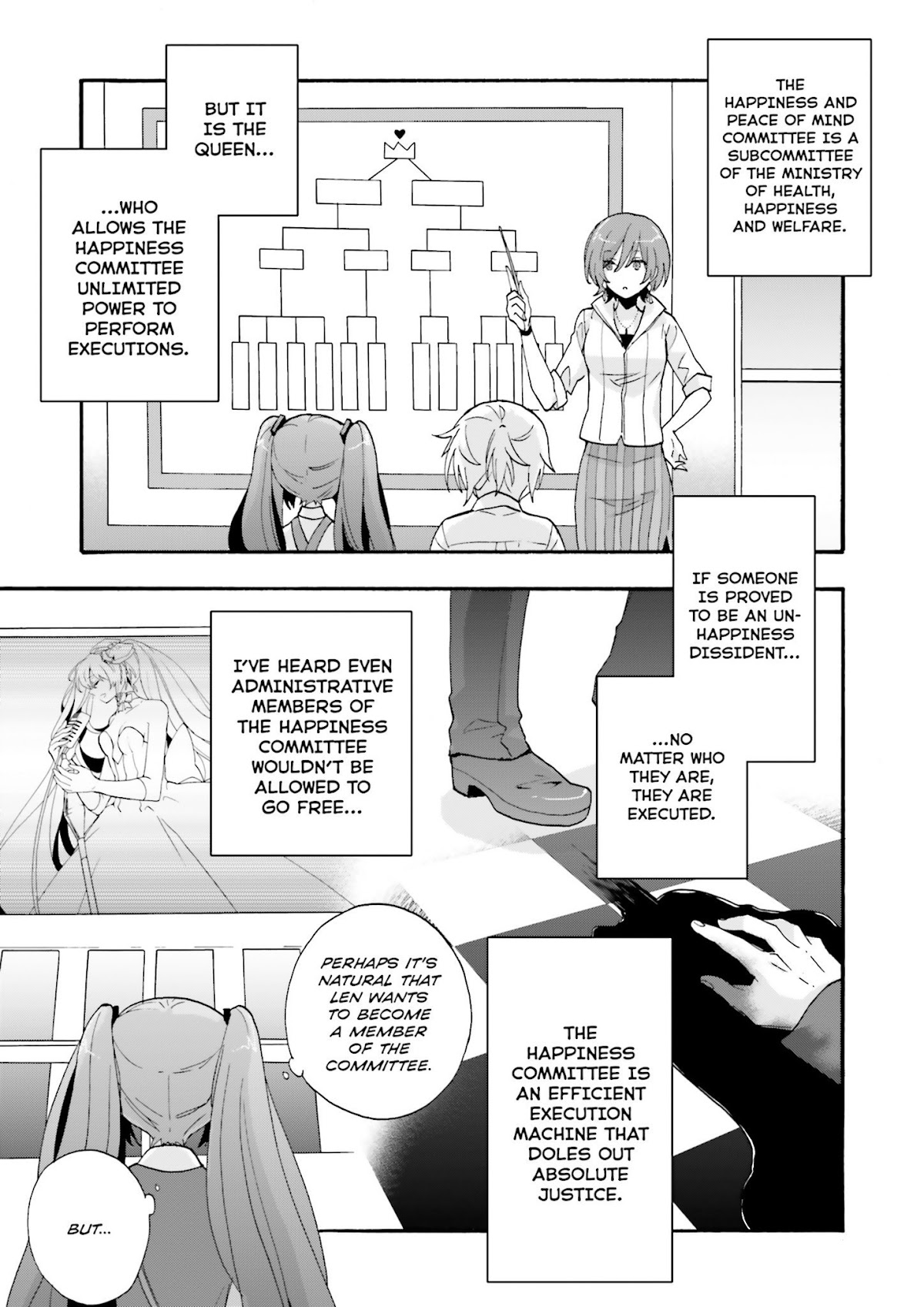 This is the Happiness and Peace of Mind Committee. Chapter 5 page 15 - Chapter 5