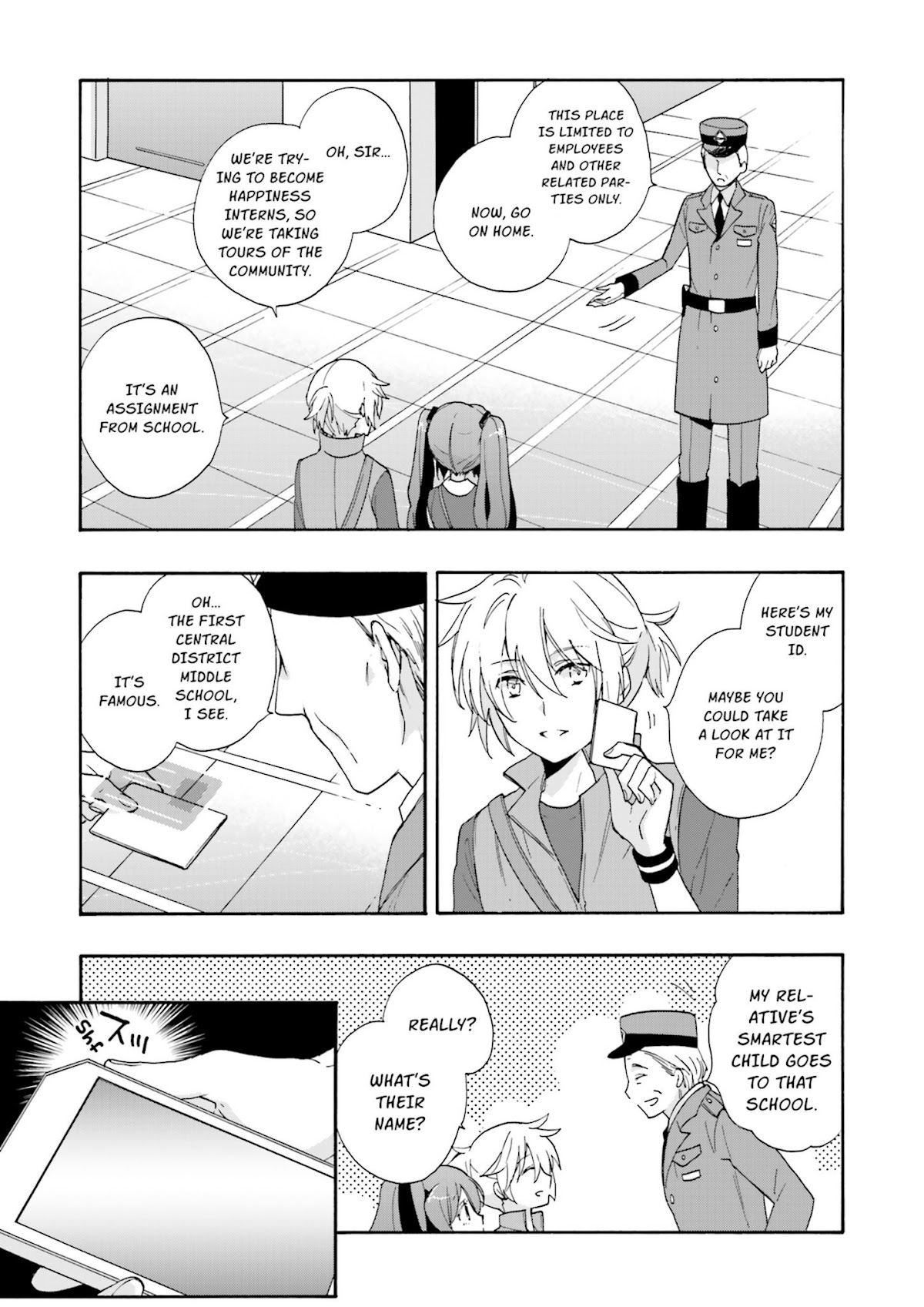 This is the Happiness and Peace of Mind Committee. Chapter 5 page 23 - Chapter 5