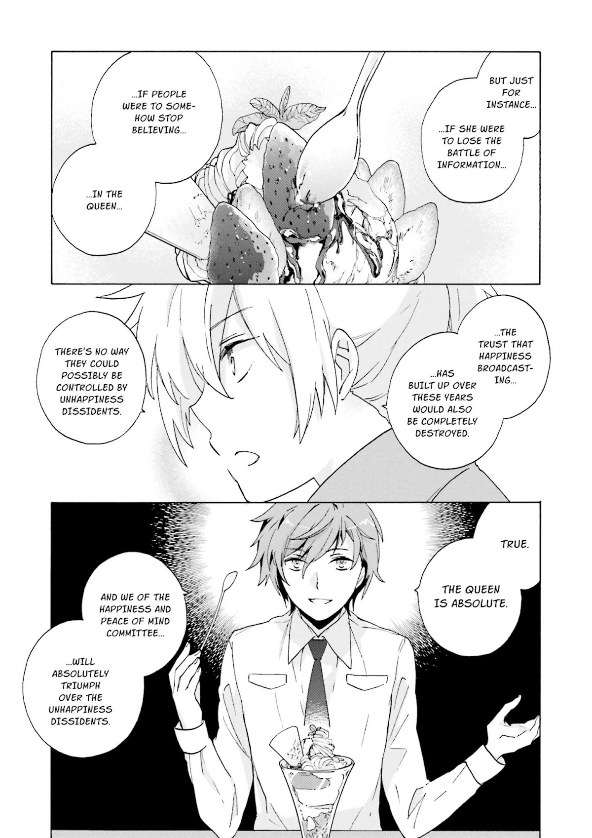 This is the Happiness and Peace of Mind Committee. Chapter 7 page 21 - Chapter 7