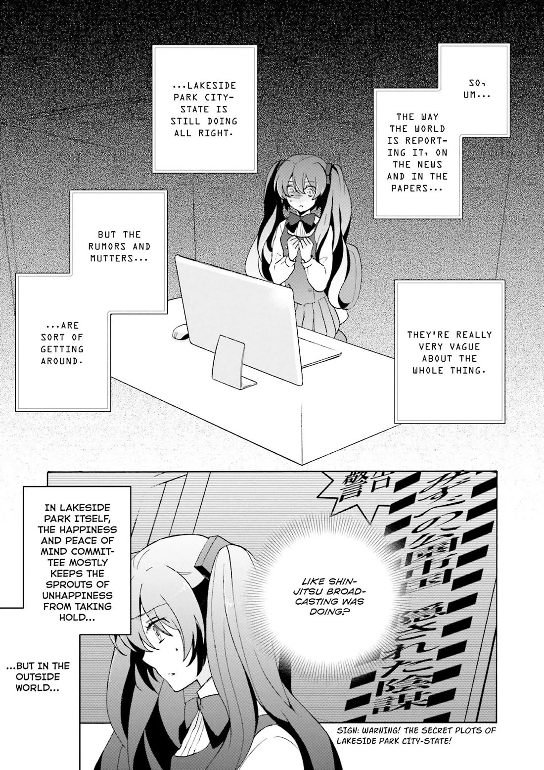 This is the Happiness and Peace of Mind Committee. Chapter 9 page 29 - Chapter 9