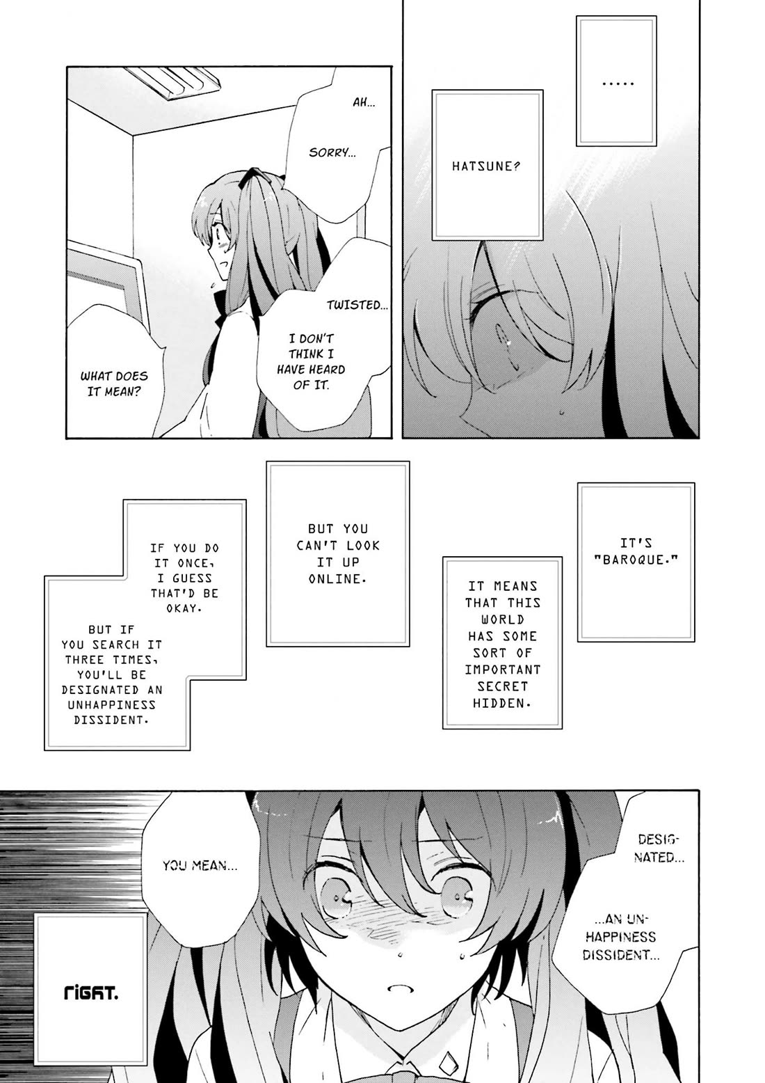This is the Happiness and Peace of Mind Committee. Chapter 9 page 31 - Chapter 9