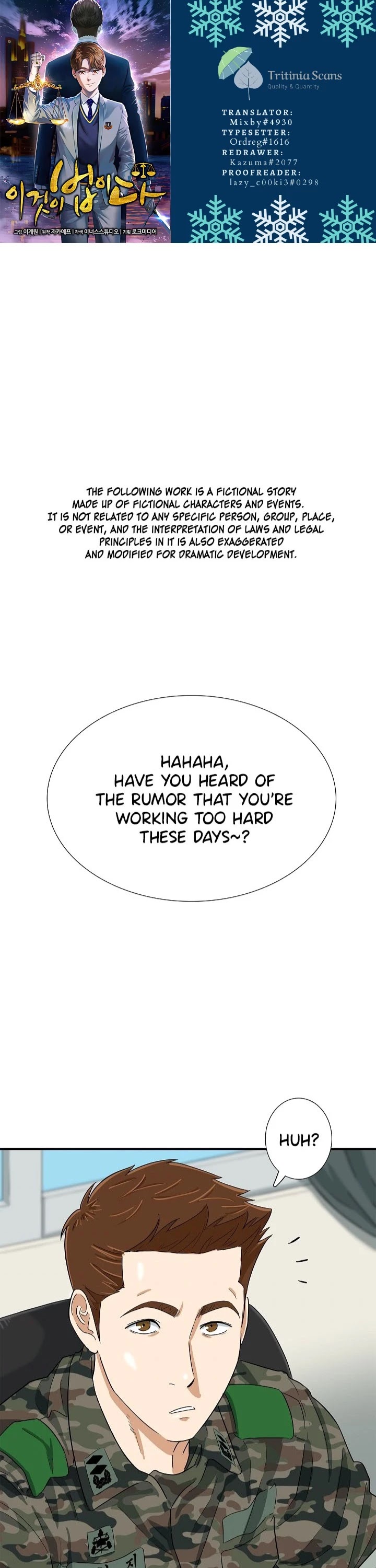 This is the Law Chapter 44 page 1 - Chapter 44: Season 1 Finale