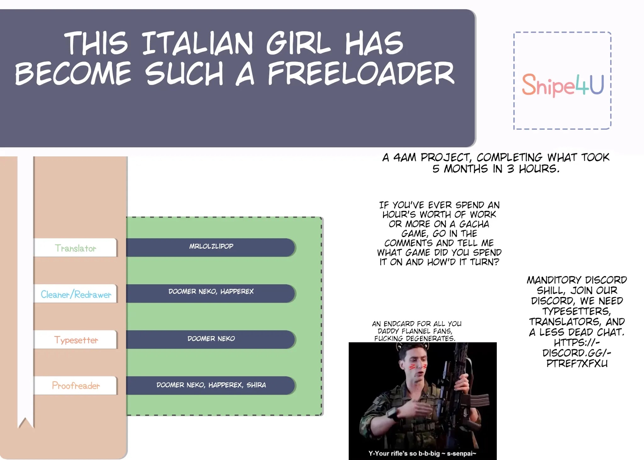 This Italian Girl Has Become Such A Freeloader Chapter 19 page 5 - Chapter 19