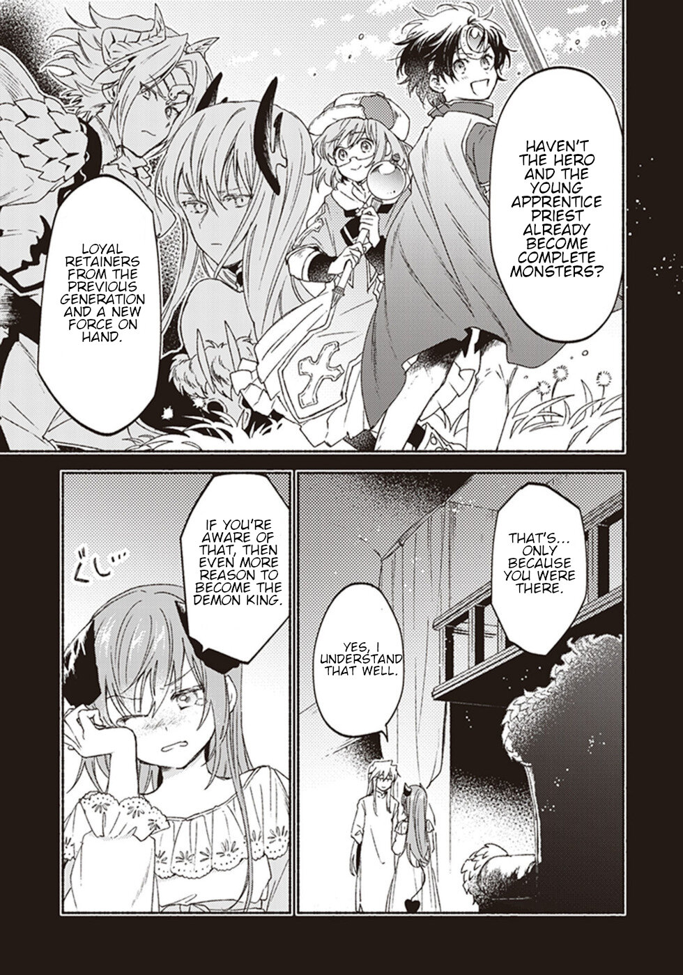 This Last Boss, the Church in Front of the Devil's Castle Chapter 11 page 29 - Chapter 11: With A Priest