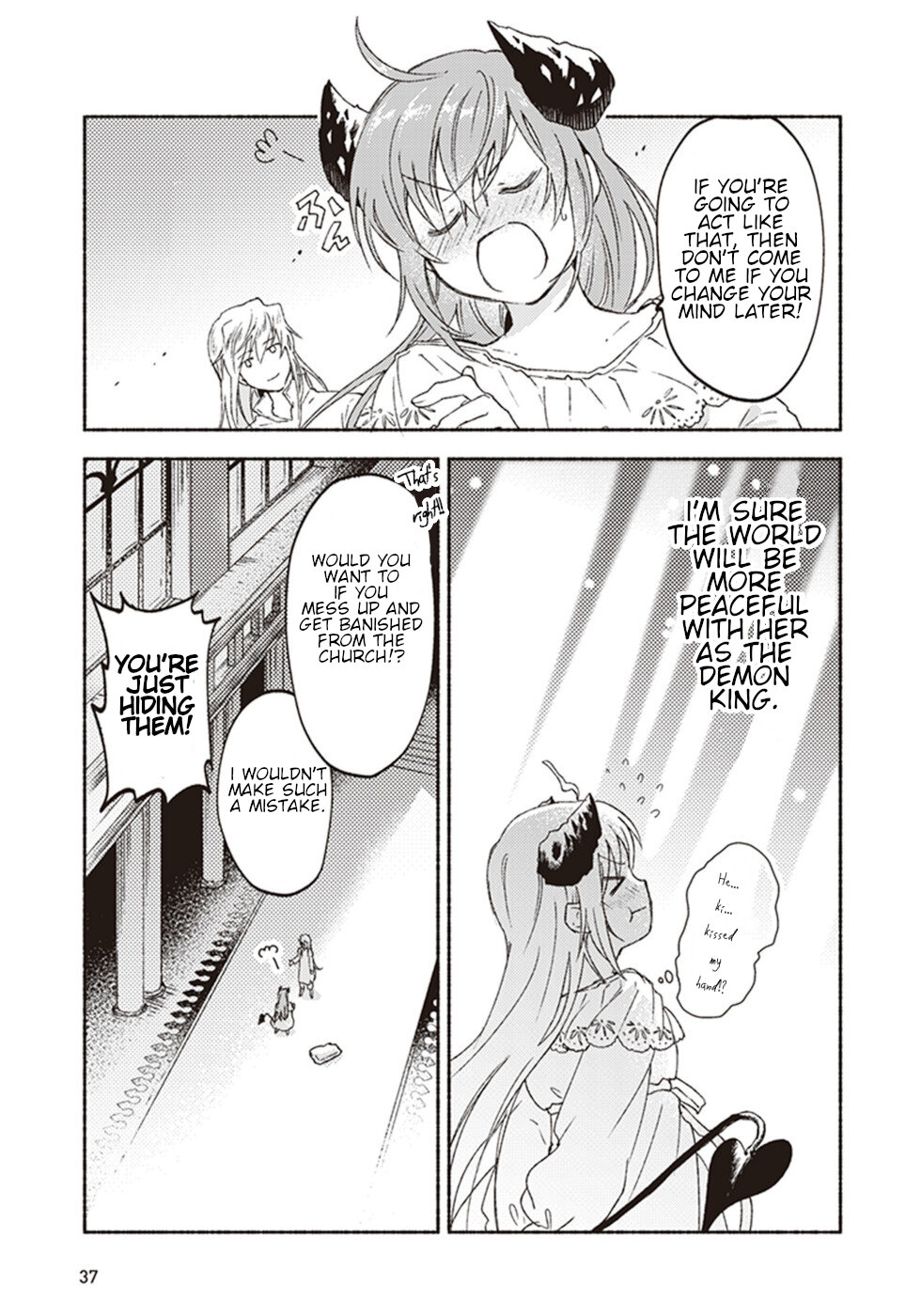 This Last Boss, the Church in Front of the Devil's Castle Chapter 11 page 35 - Chapter 11: With A Priest