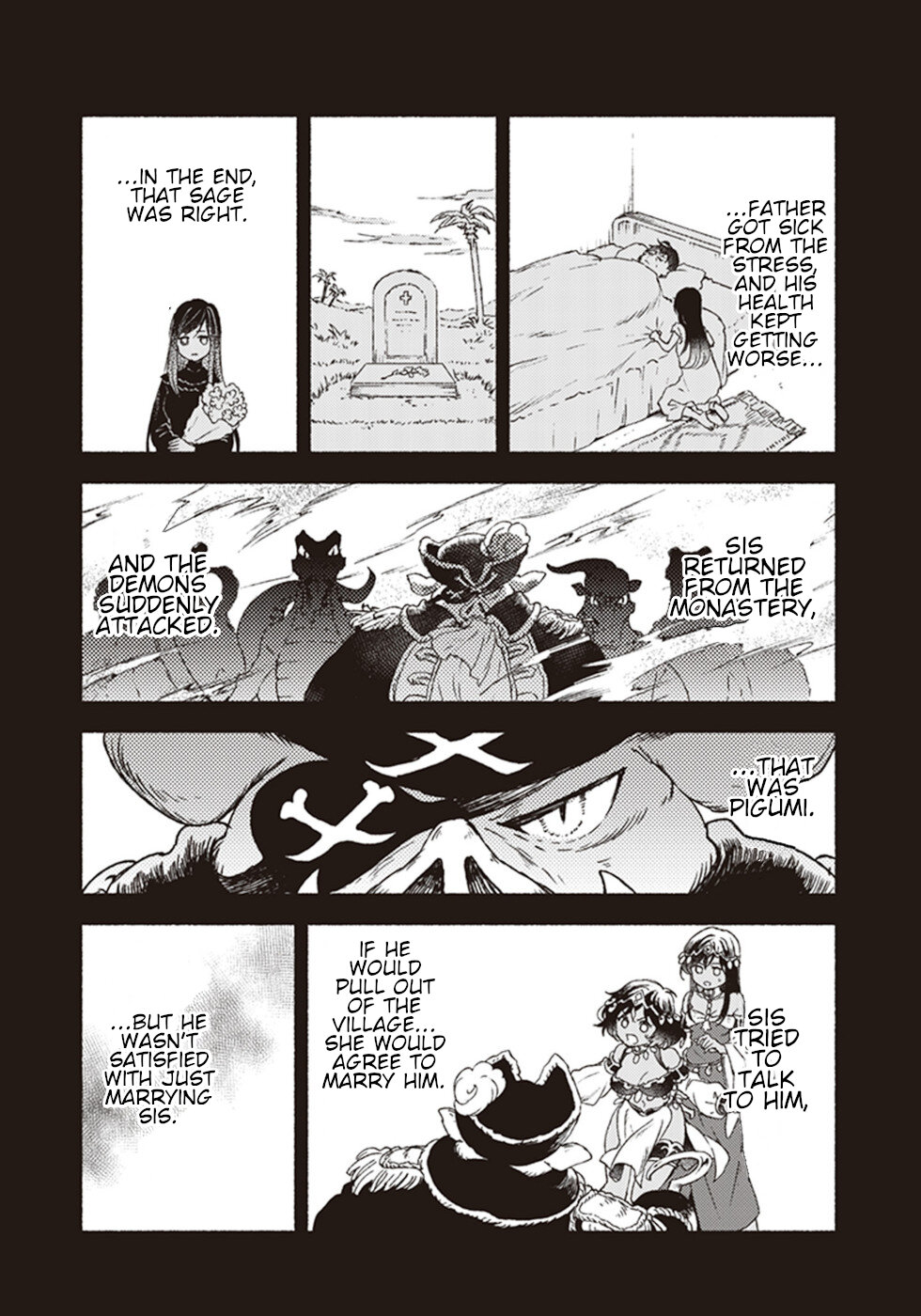 This Last Boss, the Church in Front of the Devil's Castle Chapter 14 page 30 - Chapter 14: Fellows In Deep Black "Let's Have A Heart To Heart"