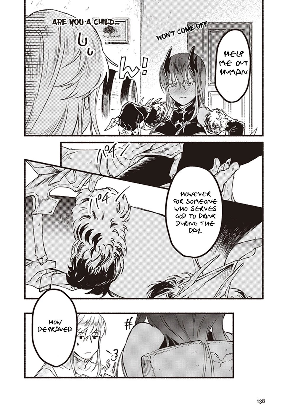 This Last Boss, the Church in Front of the Devil's Castle Chapter 4 page 12 - Chapter 4: Alcohol! I Can't Do Without Drinking!
