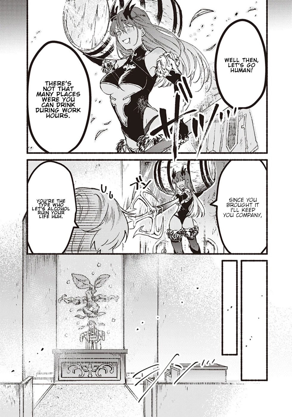This Last Boss, the Church in Front of the Devil's Castle Chapter 4 page 9 - Chapter 4: Alcohol! I Can't Do Without Drinking!