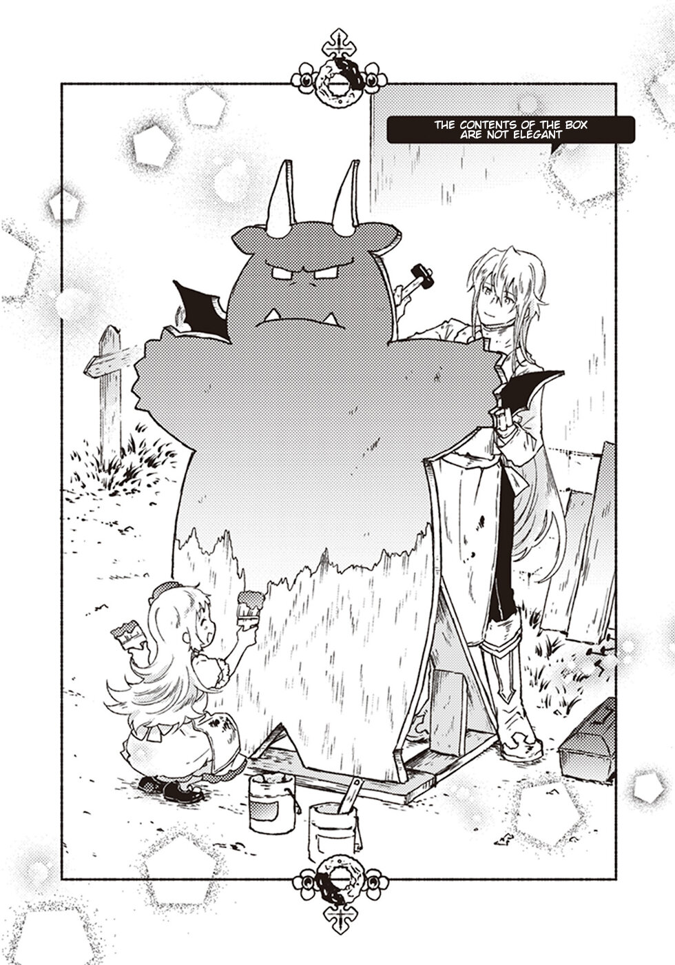 This Last Boss, the Church in Front of the Devil's Castle Chapter 7 page 1 - Chapter 7: The Contents Of The Box Are Not Elegant