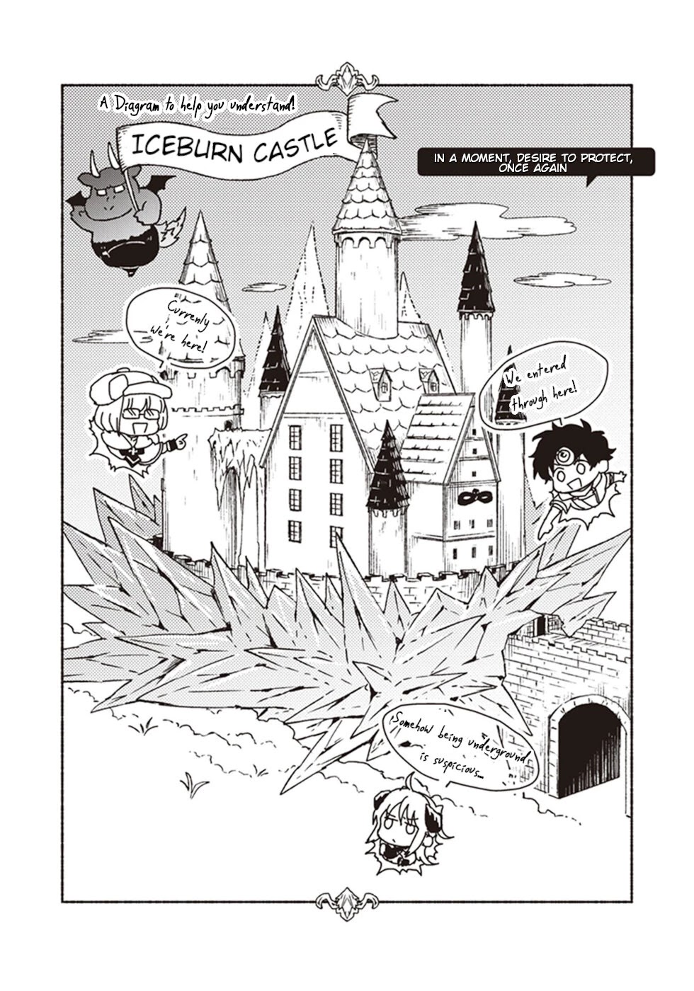 This Last Boss, the Church in Front of the Devil's Castle Chapter 8 page 4 - Chapter 8: In A Moment, Desire To Protect, Once Again