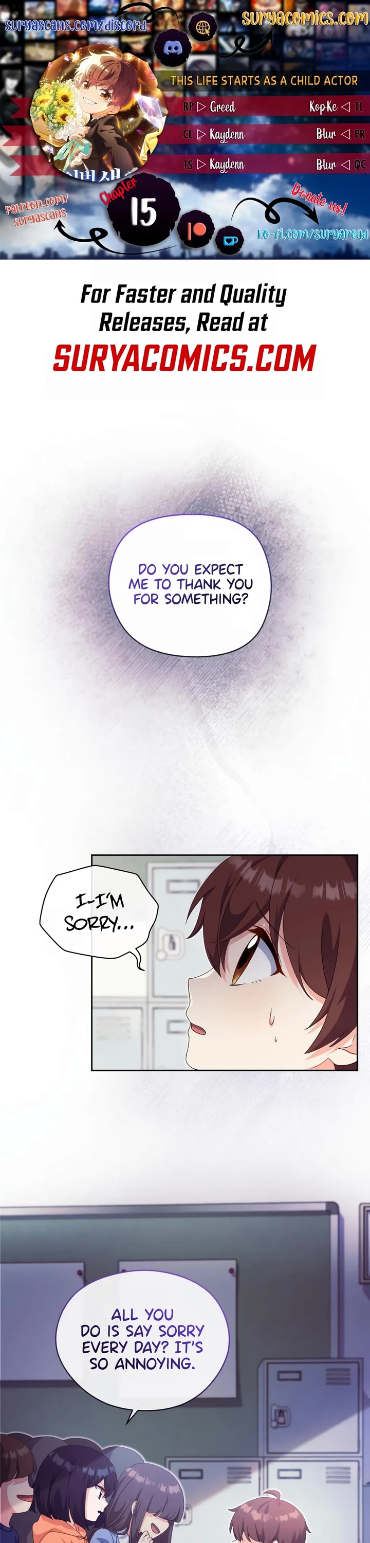 This Life Starts as a Child Actor Chapter 15 page 1 - Chapter 15