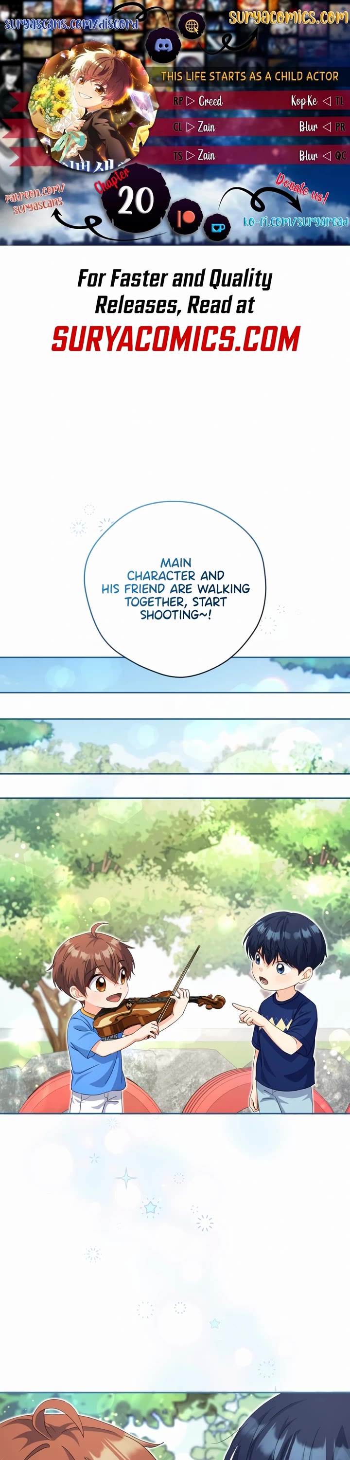 This Life Starts as a Child Actor Chapter 20 page 1 - Chapter 20