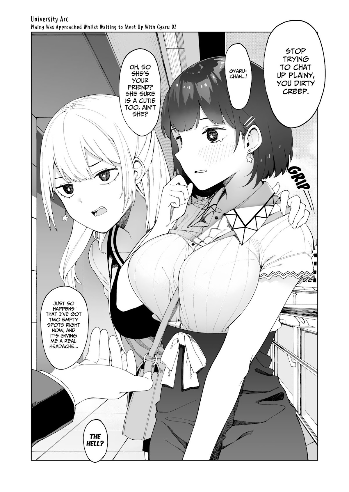 This Plain Girl's Skirt Will Shrink By 0.1mm For Every Like Chapter 10 page 1 - Chapter 10: Plainy Was Approached Whilst Waiting to Meet Up with Gyaru (Part 2)