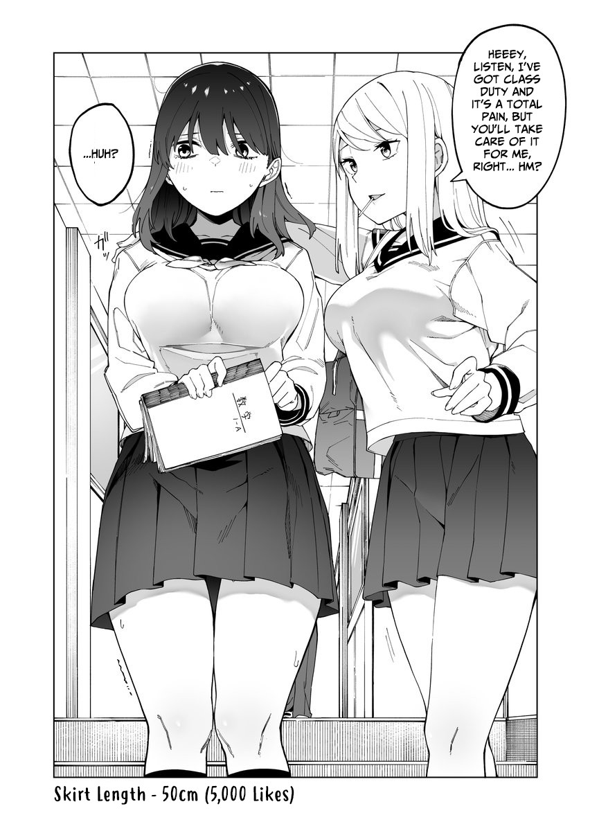 This Plain Girl's Skirt Will Shrink By 0.1mm For Every Like Chapter 2 page 1 - Chapter 2