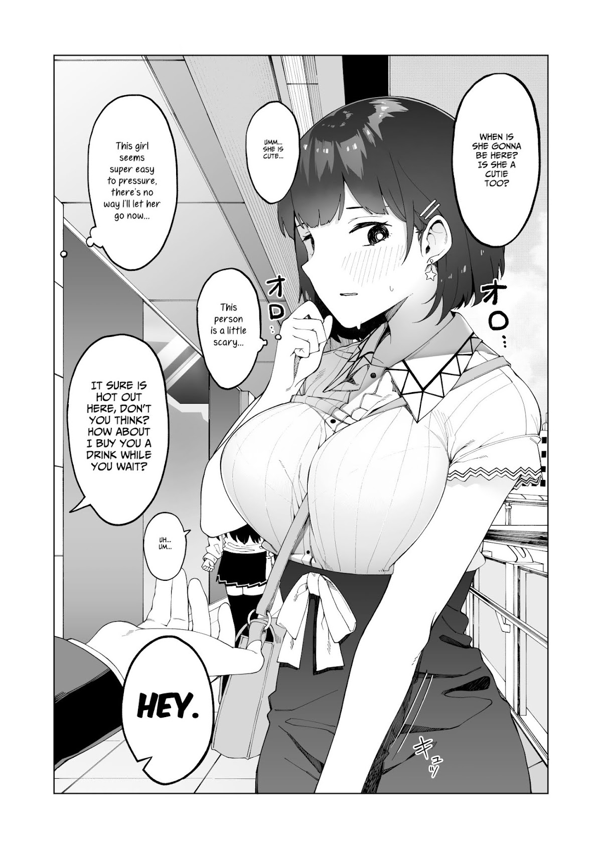 This Plain Girl's Skirt Will Shrink By 0.1mm For Every Like Chapter 9 page 3 - Chapter 9: Plainy Was Approached Whilst Waiting to Meet Up with Gyaru (Part 1)