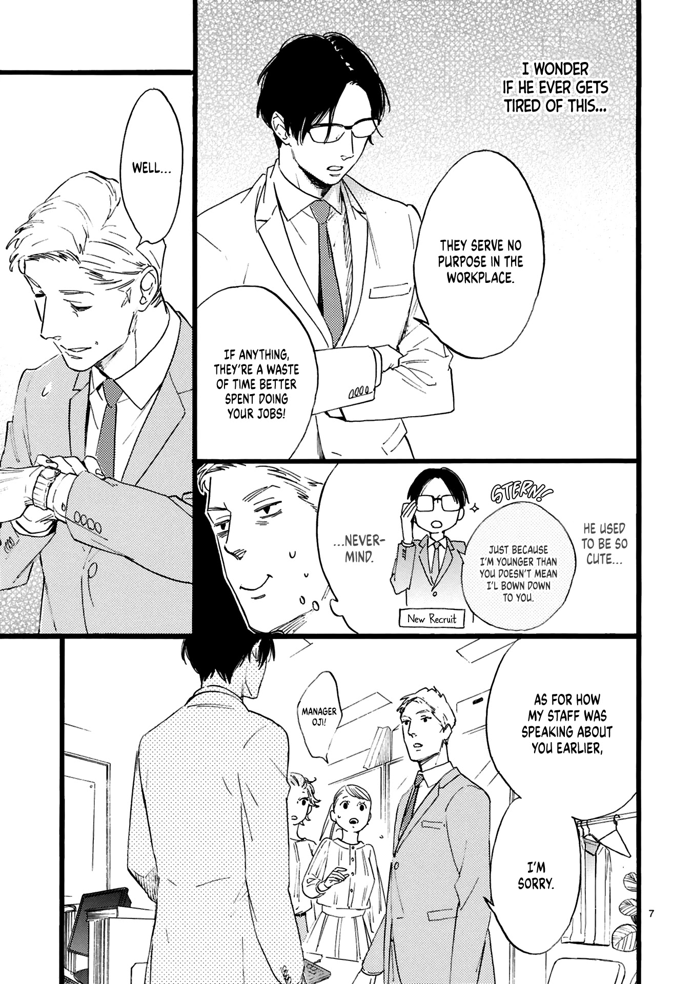 This Uncle Likes Cute Things Chapter 2 page 9 - Chapter 2: Manager Oji uses the power of cuteness to self-motivate