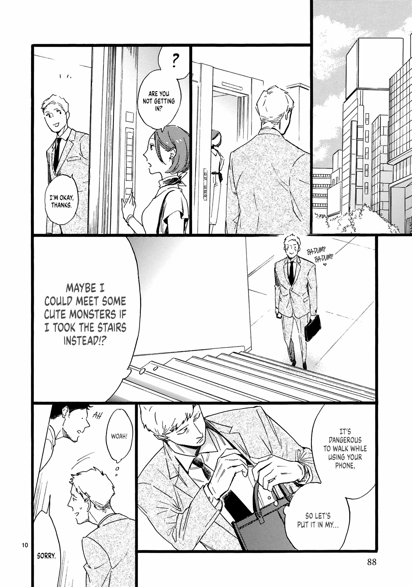 This Uncle Likes Cute Things Chapter 4 page 11 - Chapter 4: Manager Oji gets off a station early for a smartphone game