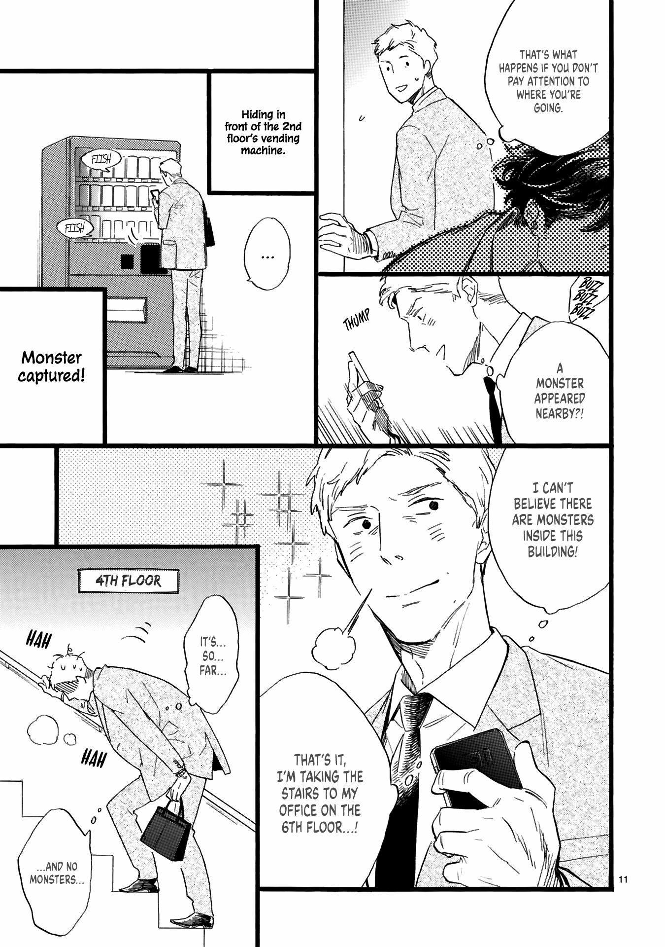 This Uncle Likes Cute Things Chapter 4 page 12 - Chapter 4: Manager Oji gets off a station early for a smartphone game