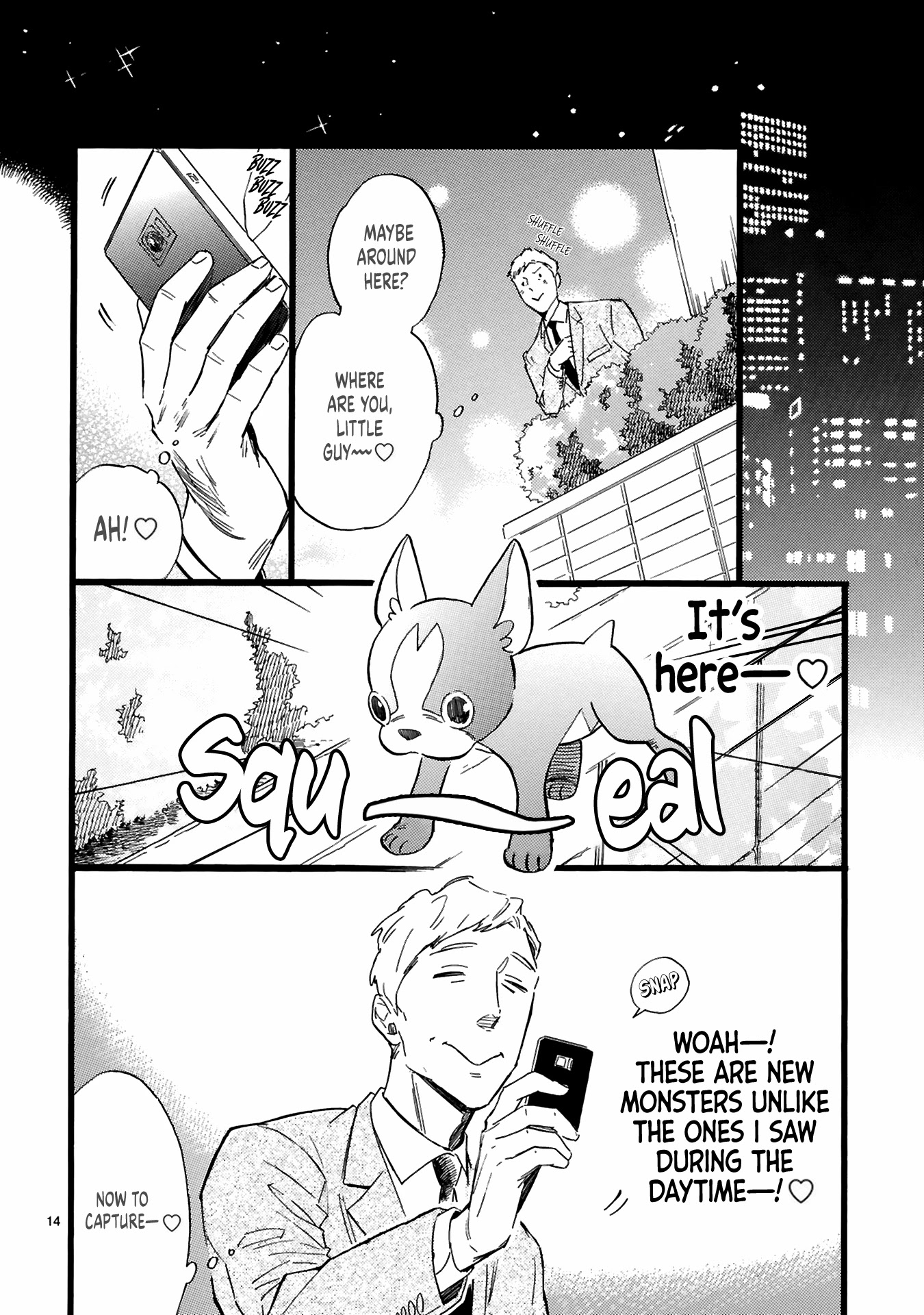 This Uncle Likes Cute Things Chapter 4 page 15 - Chapter 4: Manager Oji gets off a station early for a smartphone game
