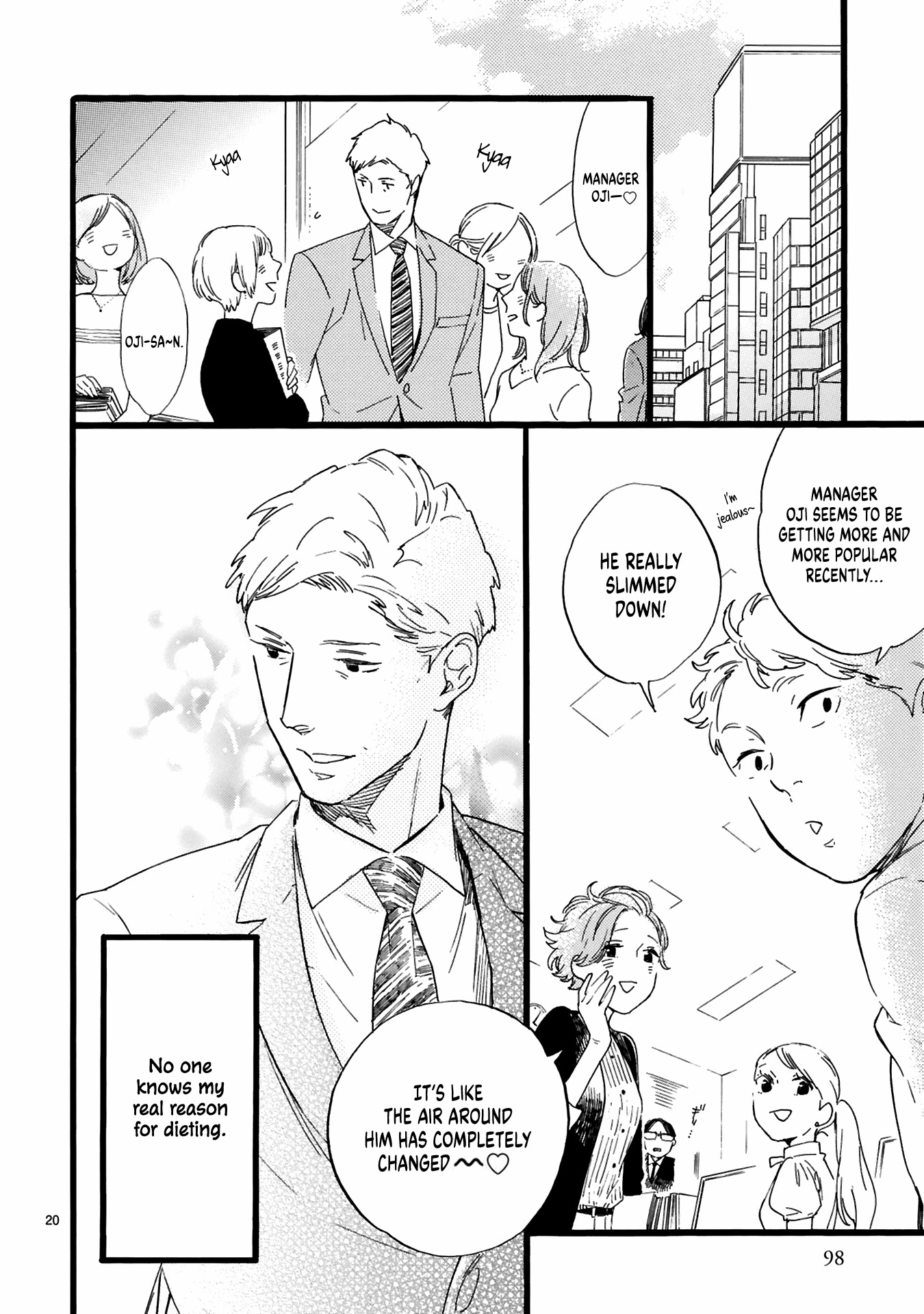 This Uncle Likes Cute Things Chapter 4 page 21 - Chapter 4: Manager Oji gets off a station early for a smartphone game