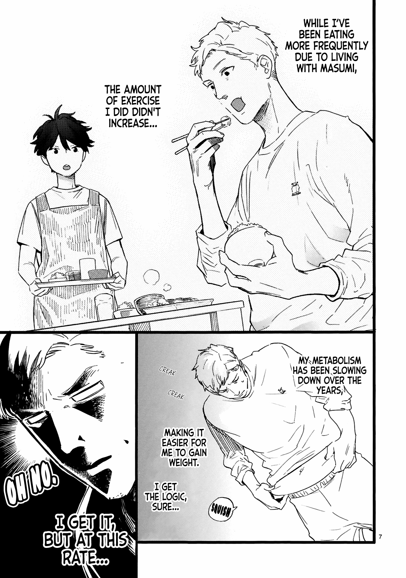 This Uncle Likes Cute Things Chapter 4 page 8 - Chapter 4: Manager Oji gets off a station early for a smartphone game