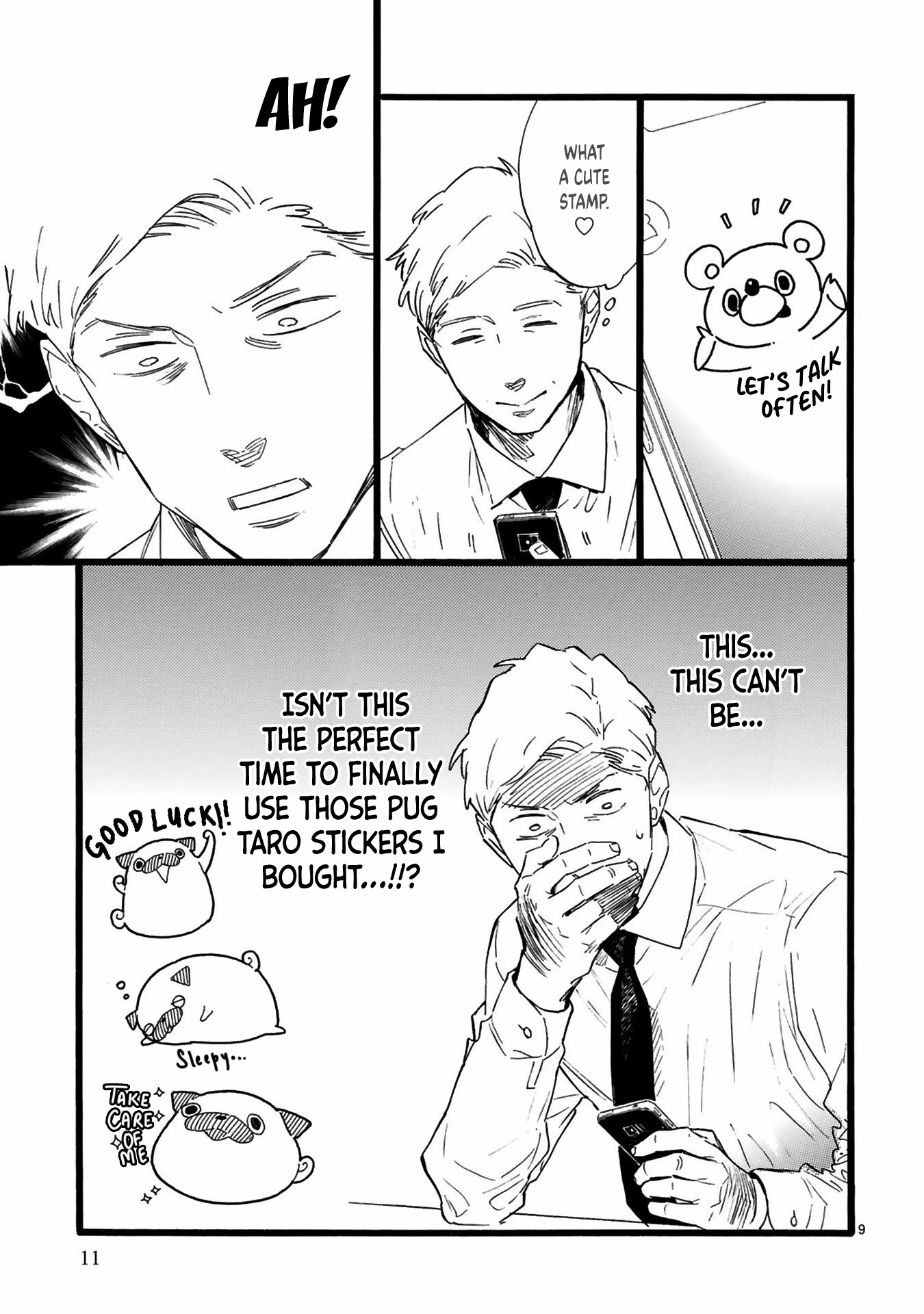 This Uncle Likes Cute Things Chapter 8 page 12 - Chapter 8: Manager Oji Wants to Use Stickers