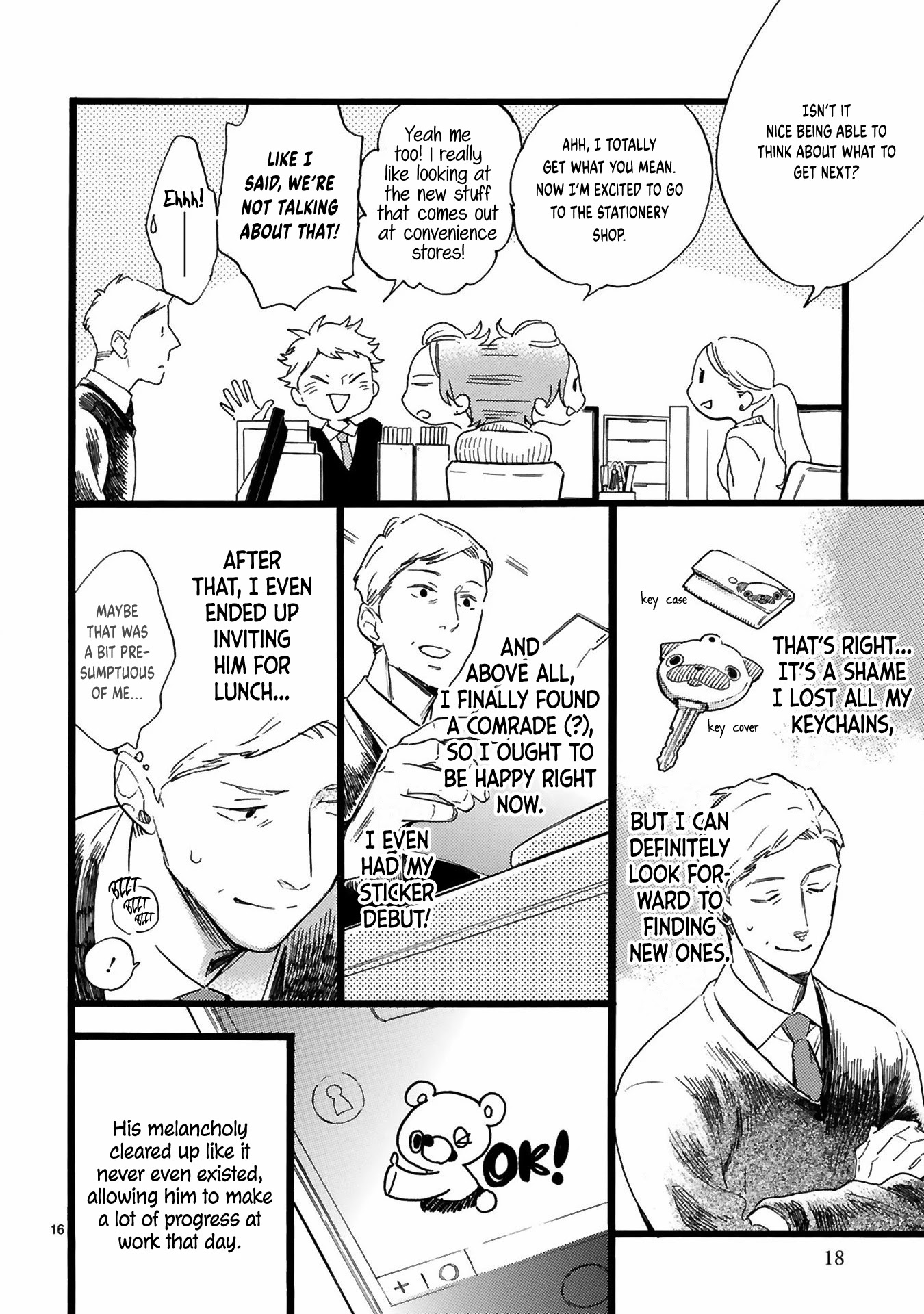 This Uncle Likes Cute Things Chapter 8 page 19 - Chapter 8: Manager Oji Wants to Use Stickers