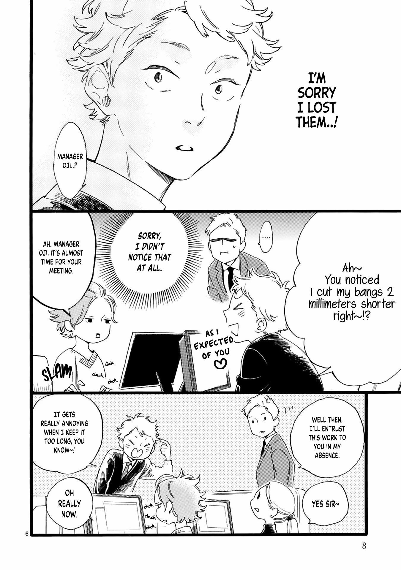 This Uncle Likes Cute Things Chapter 8 page 9 - Chapter 8: Manager Oji Wants to Use Stickers