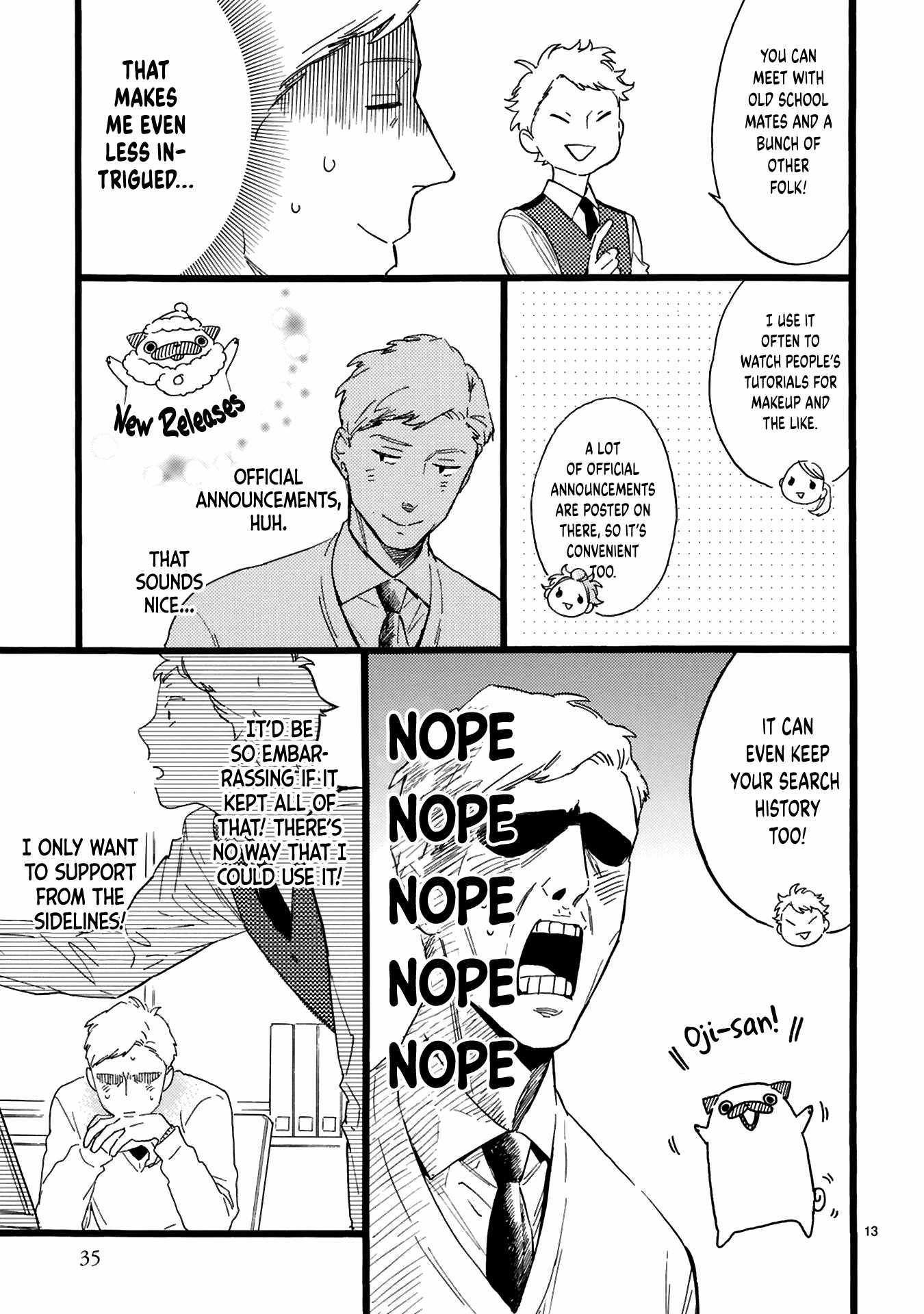 This Uncle Likes Cute Things Chapter 9 page 14 - Chapter 9: Manager Oji and SNS