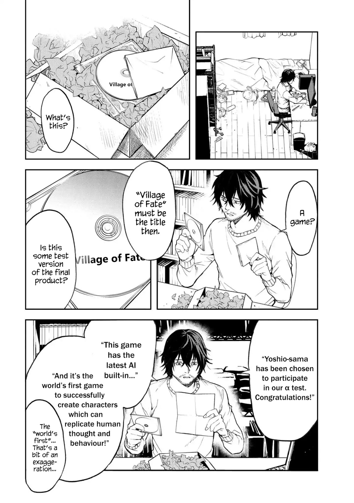 This Village Sim NPC Could Only Be Human Chapter 1.1 page 10 - Chapter 1.1 - 1.2