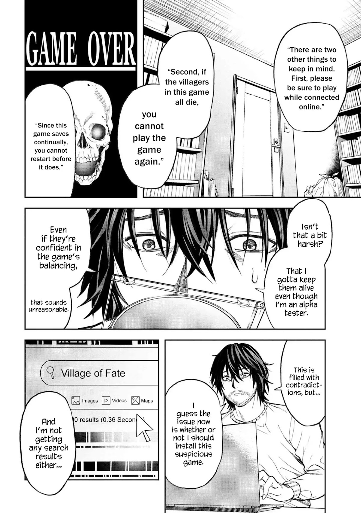 This Village Sim NPC Could Only Be Human Chapter 1.1 page 12 - Chapter 1.1 - 1.2