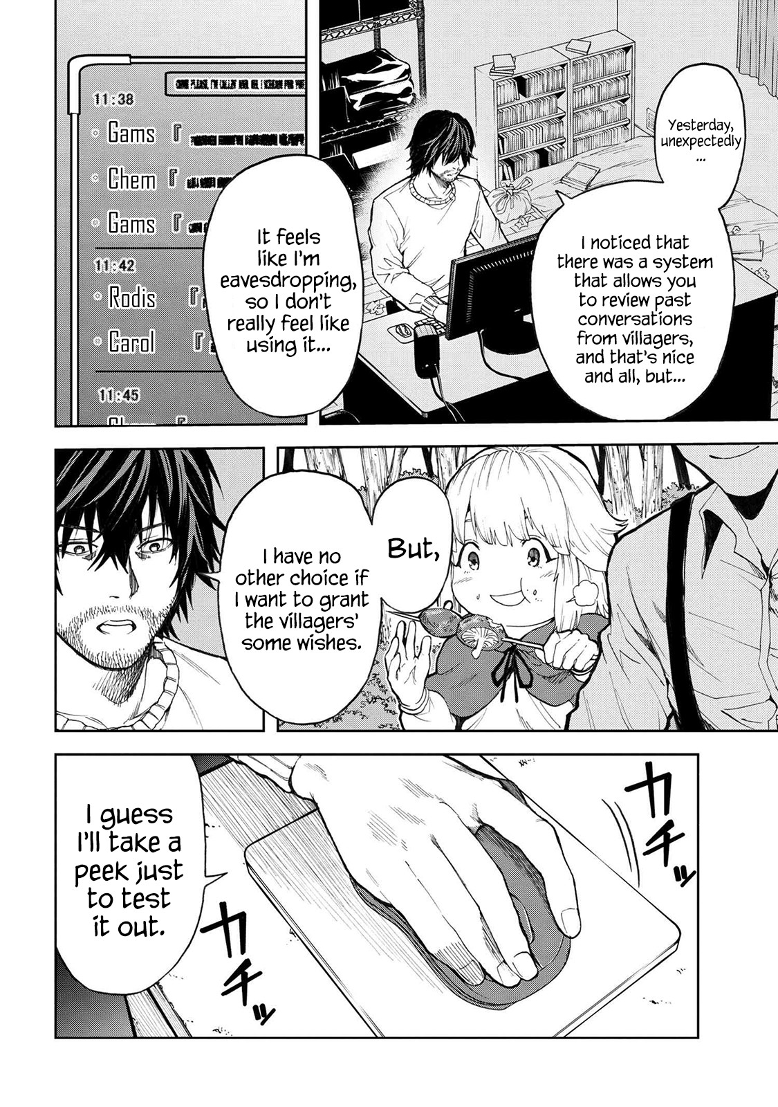 This Village Sim NPC Could Only Be Human Chapter 4.1 page 2 - Chapter 4.1 - 4.2