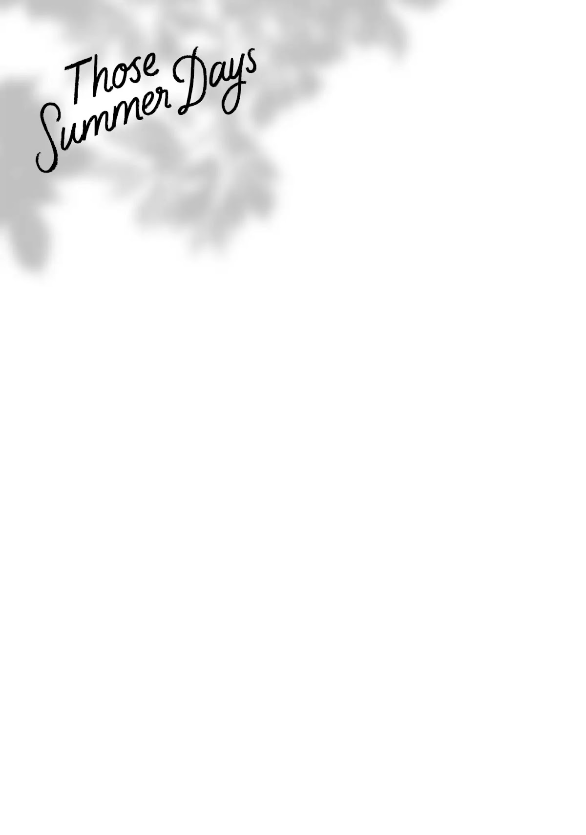 Those Summer Days Chapter 1.4 page 37 - Vol.1 Chapter 4