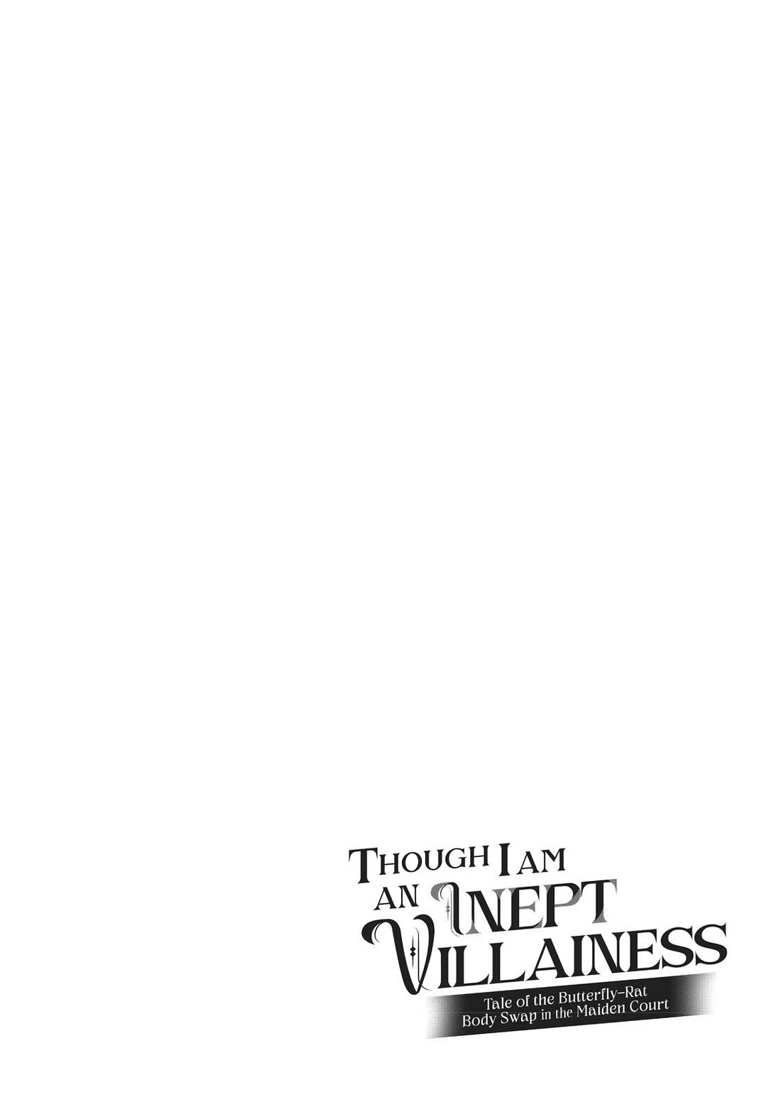 Though I Am an Inept Villainess ~Tale of the Butterfly-Rat Swap in the Maiden Court~ Chapter 14 page 3 - Chapter 14