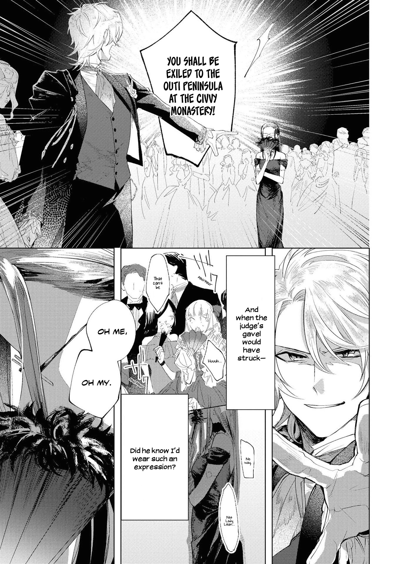 Though I May Be a Villainess, I'll Show You I Can Obtain Happiness! Chapter 1.2 page 10 - Vol.1 Chapter 2: The Tale of the Noble Girl who will go to a Monastery after her Engagement Annulment