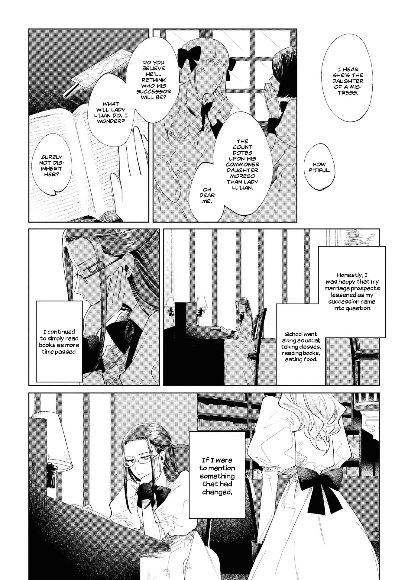 Though I May Be a Villainess, I'll Show You I Can Obtain Happiness! Chapter 1.2 page 15 - Vol.1 Chapter 2: The Tale of the Noble Girl who will go to a Monastery after her Engagement Annulment