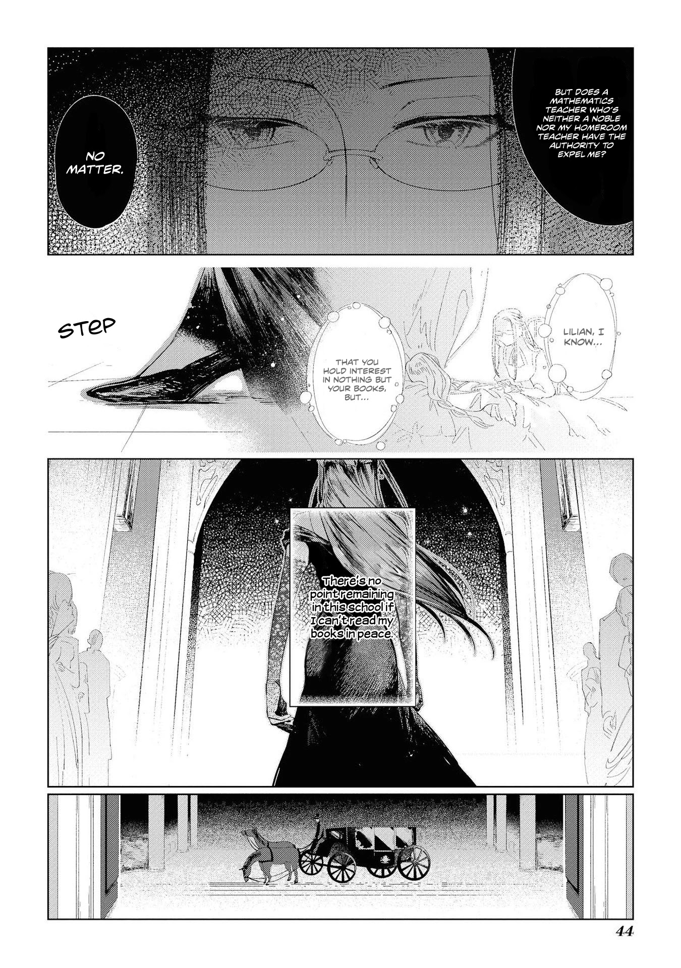 Though I May Be a Villainess, I'll Show You I Can Obtain Happiness! Chapter 1.2 page 21 - Vol.1 Chapter 2: The Tale of the Noble Girl who will go to a Monastery after her Engagement Annulment