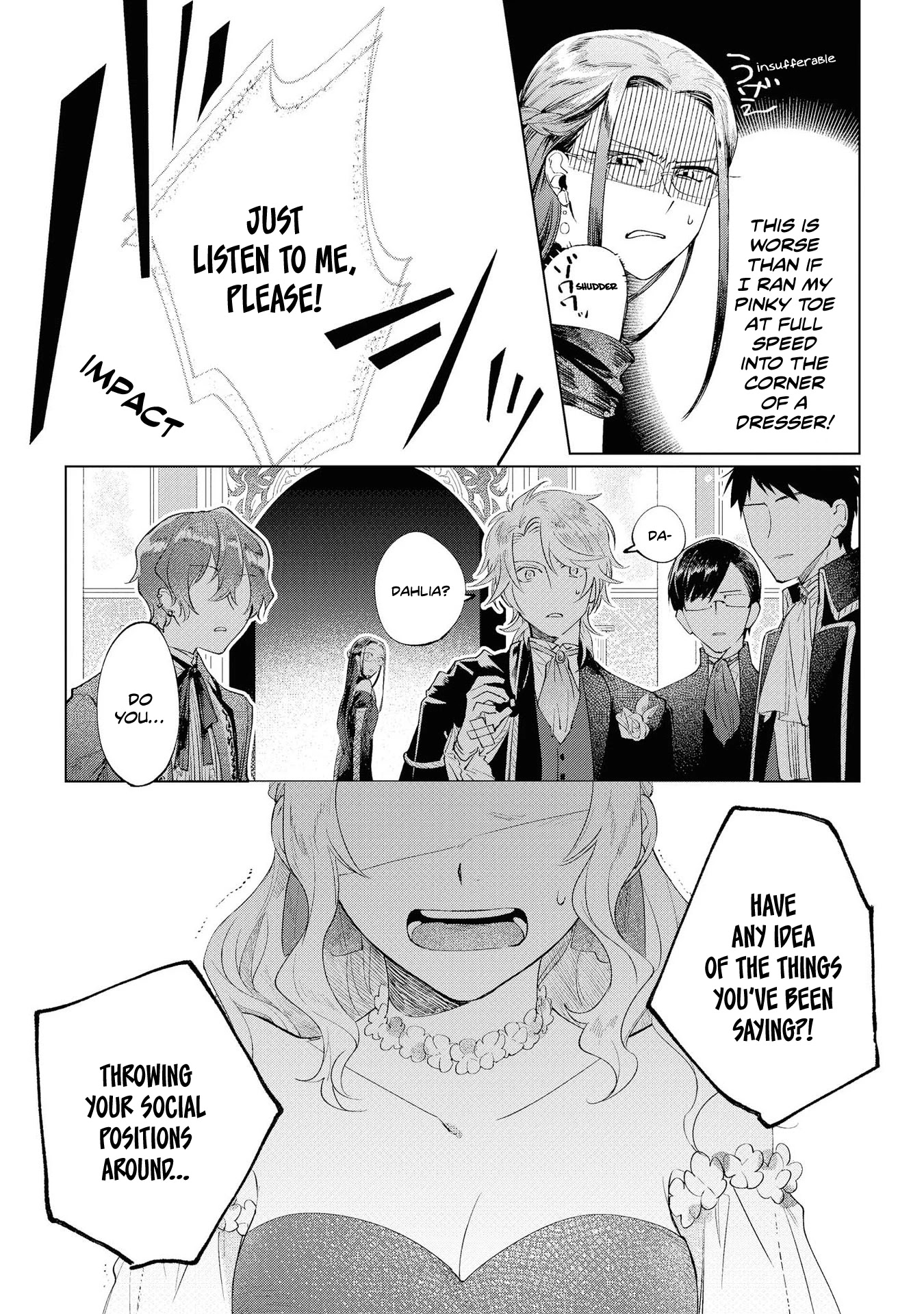 Though I May Be a Villainess, I'll Show You I Can Obtain Happiness! Chapter 1.2 page 24 - Vol.1 Chapter 2: The Tale of the Noble Girl who will go to a Monastery after her Engagement Annulment