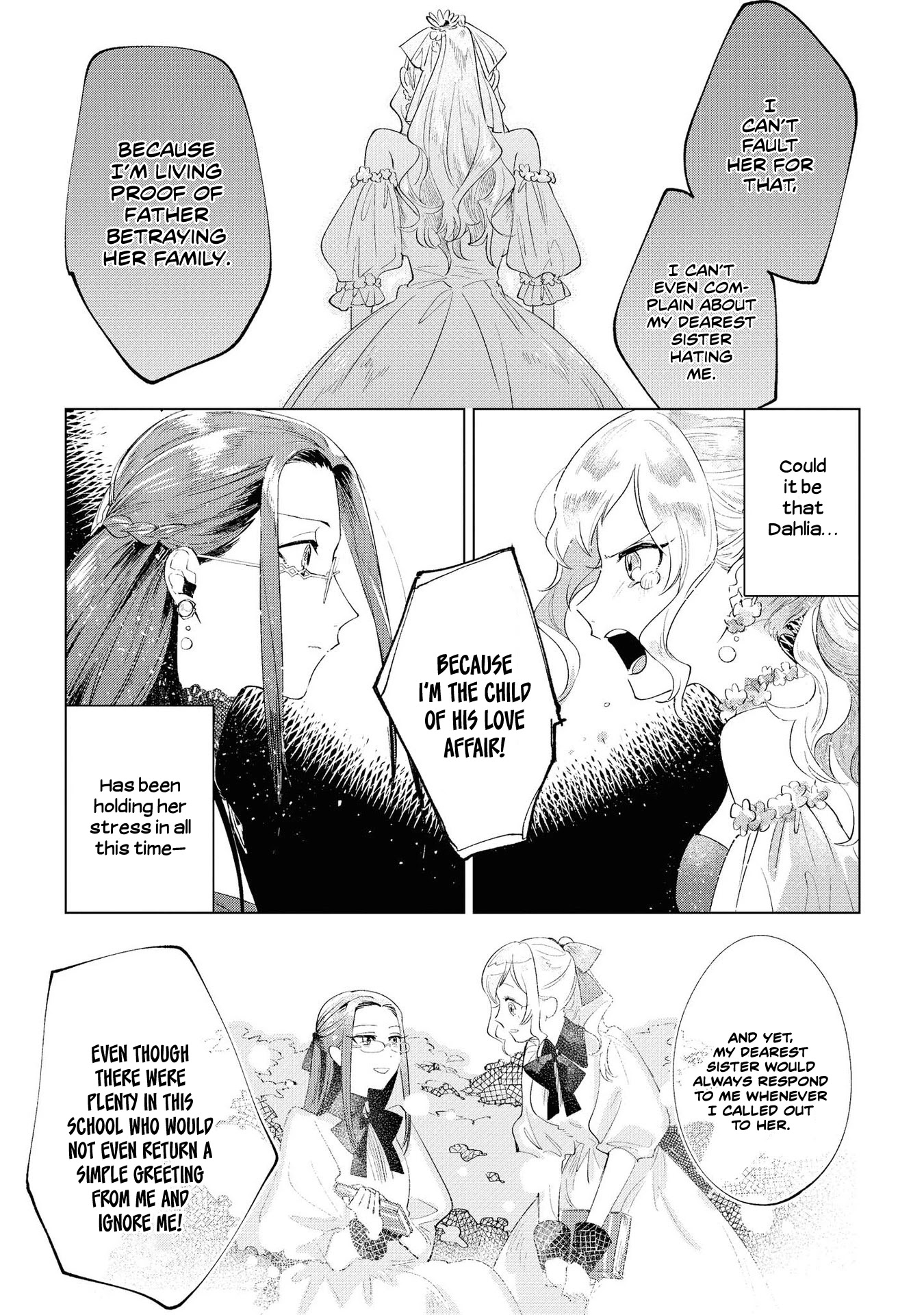 Though I May Be a Villainess, I'll Show You I Can Obtain Happiness! Chapter 1.2 page 26 - Vol.1 Chapter 2: The Tale of the Noble Girl who will go to a Monastery after her Engagement Annulment