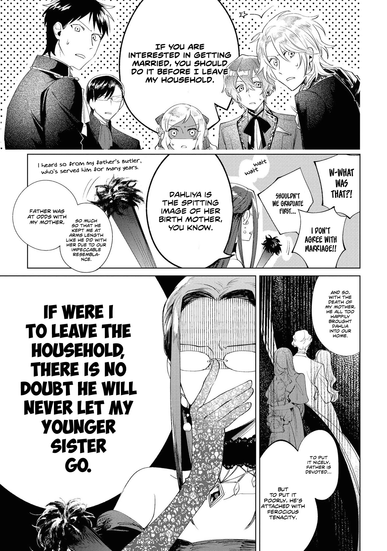 Though I May Be a Villainess, I'll Show You I Can Obtain Happiness! Chapter 1.2 page 28 - Vol.1 Chapter 2: The Tale of the Noble Girl who will go to a Monastery after her Engagement Annulment
