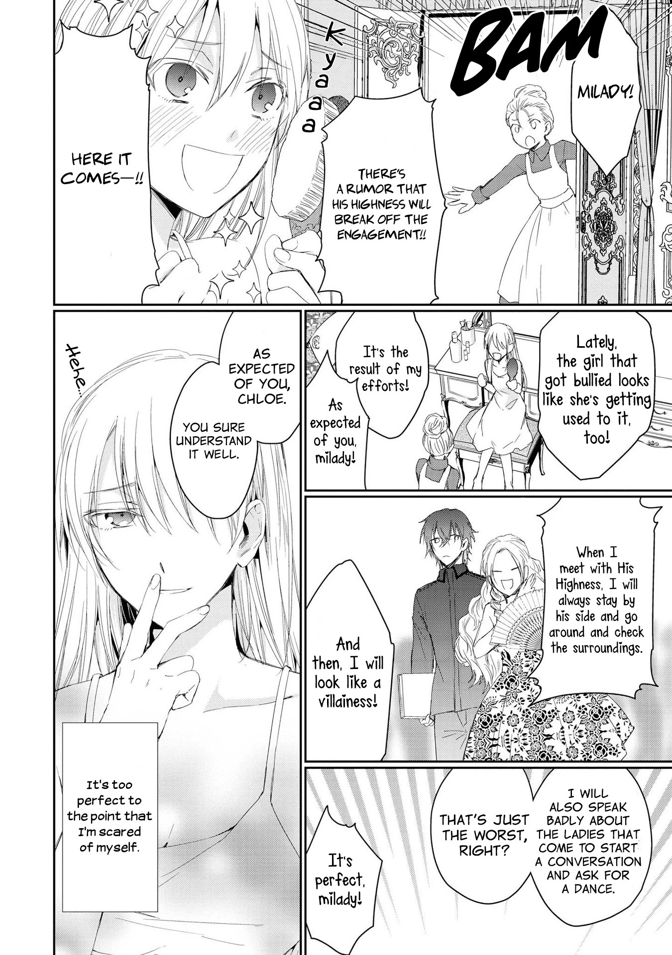 Though I May Be a Villainess, I'll Show You I Can Obtain Happiness! Chapter 1.3 page 11 - Vol.1 Chapter 3: I Will Definitely Get My Engagement Annulled! ~I will become a Villainess!