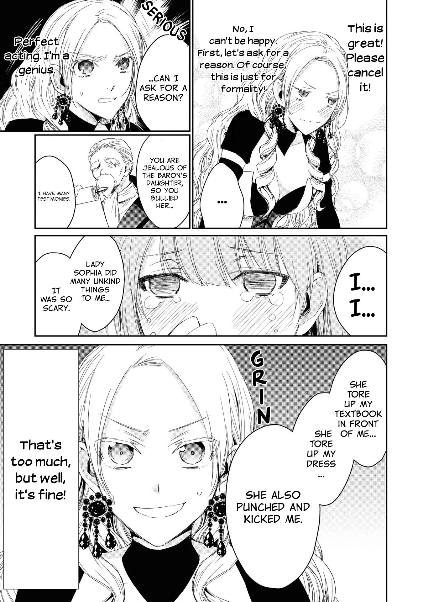 Though I May Be a Villainess, I'll Show You I Can Obtain Happiness! Chapter 1.3 page 16 - Vol.1 Chapter 3: I Will Definitely Get My Engagement Annulled! ~I will become a Villainess!